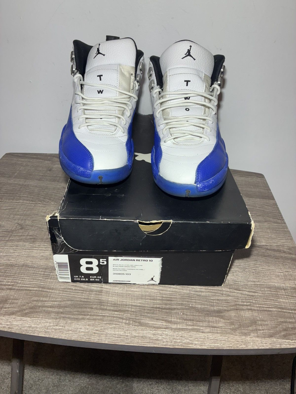 Jordan Brand Size 9 - Air Jordan 12 Retro Blueberry Size US 9 / EU 42 - 9 Thumbnail