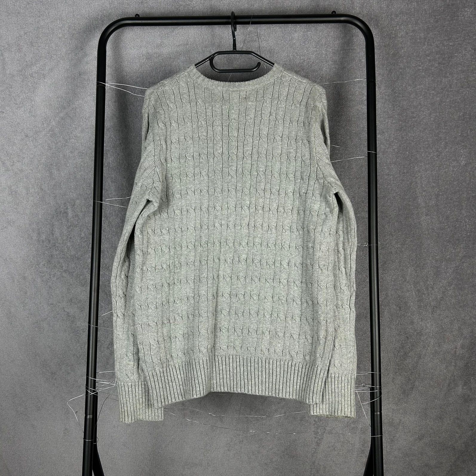 Polo Ralph Lauren × Ralph Lauren Ralph Lauren knitwear grey Y2K mini logo pony old money Size XL / US 12-14 / IT 48-50 - 2 Thumbnail