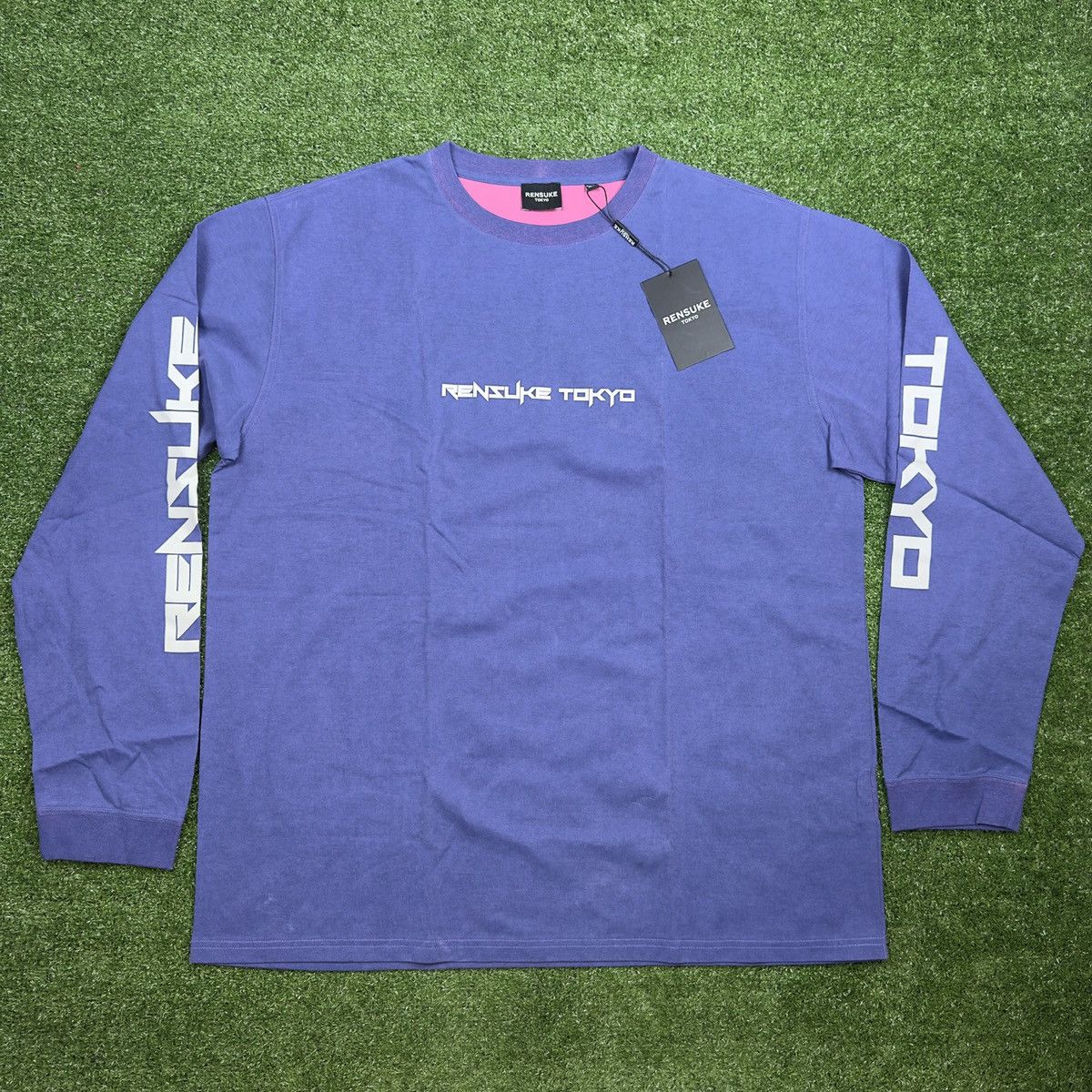 Japanese Brand Rensuke Tokyo 2XL Heat Sensitive LS T-Shirt Purple Size US XXL / EU 58 / 5 - 2 Thumbnail