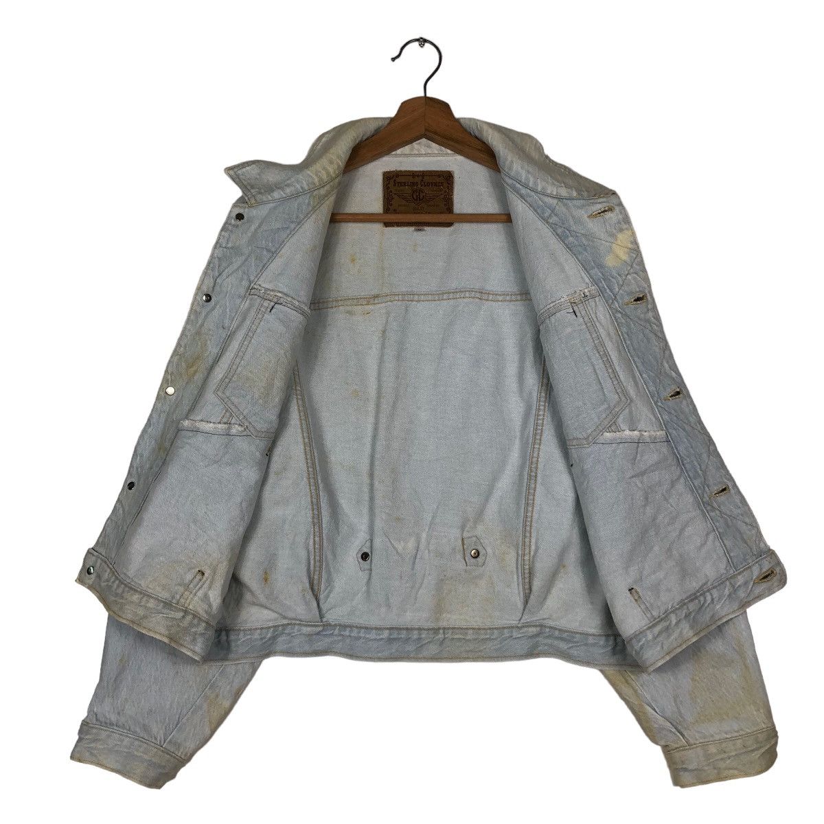Vintage Vintage Cropped Denim Trucker Jacket Sterling Japan Kapital Size US M / EU 48-50 / 2 - 13 Thumbnail