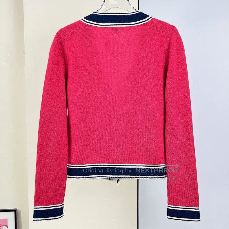 Chanel Pink knitwear coat