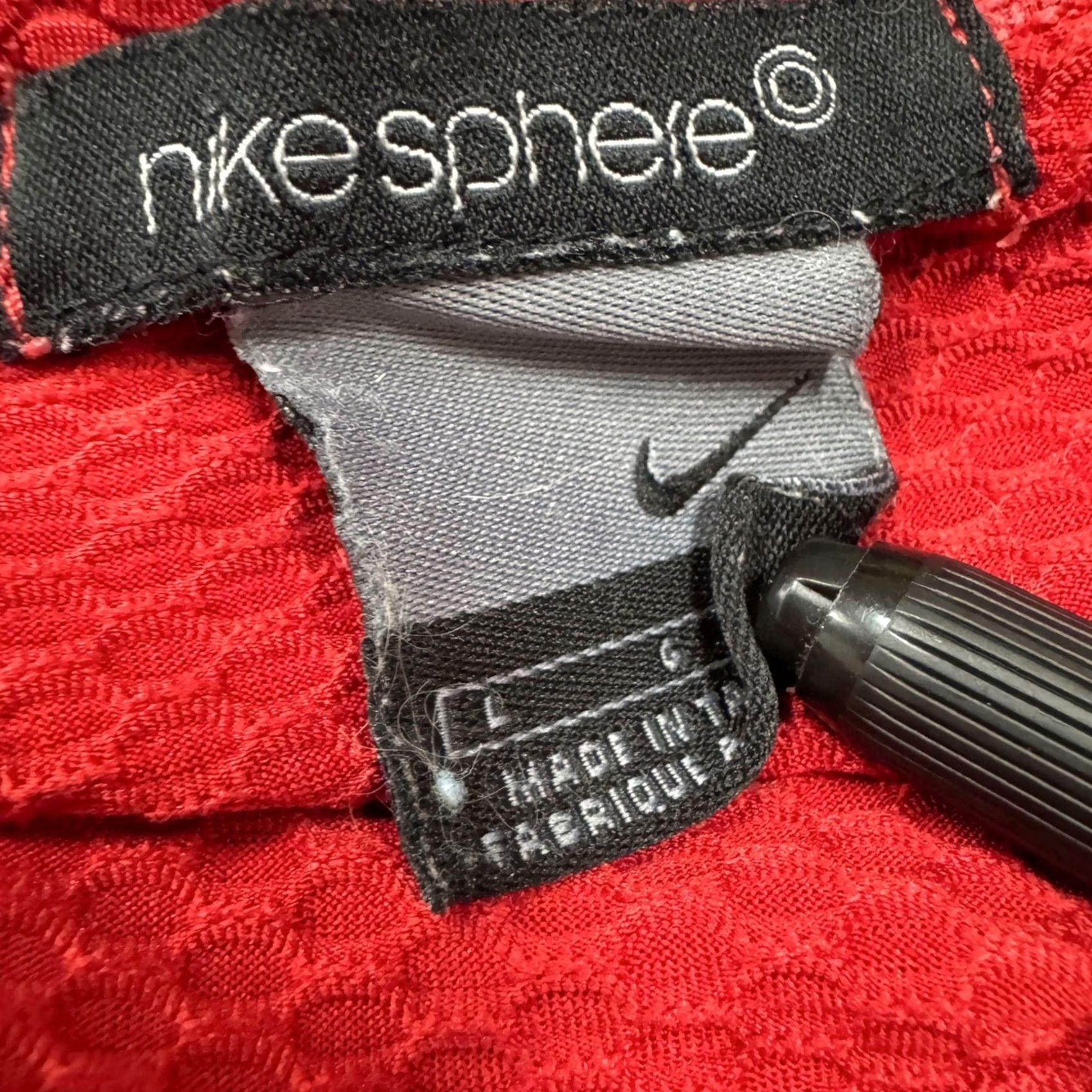 Nike Nike Sphere Sweatshirt Men Large Pullover Red 2000s Thrashed Active Wear Y3K Size US L / EU 52-54 / 3 - 2 Thumbnail