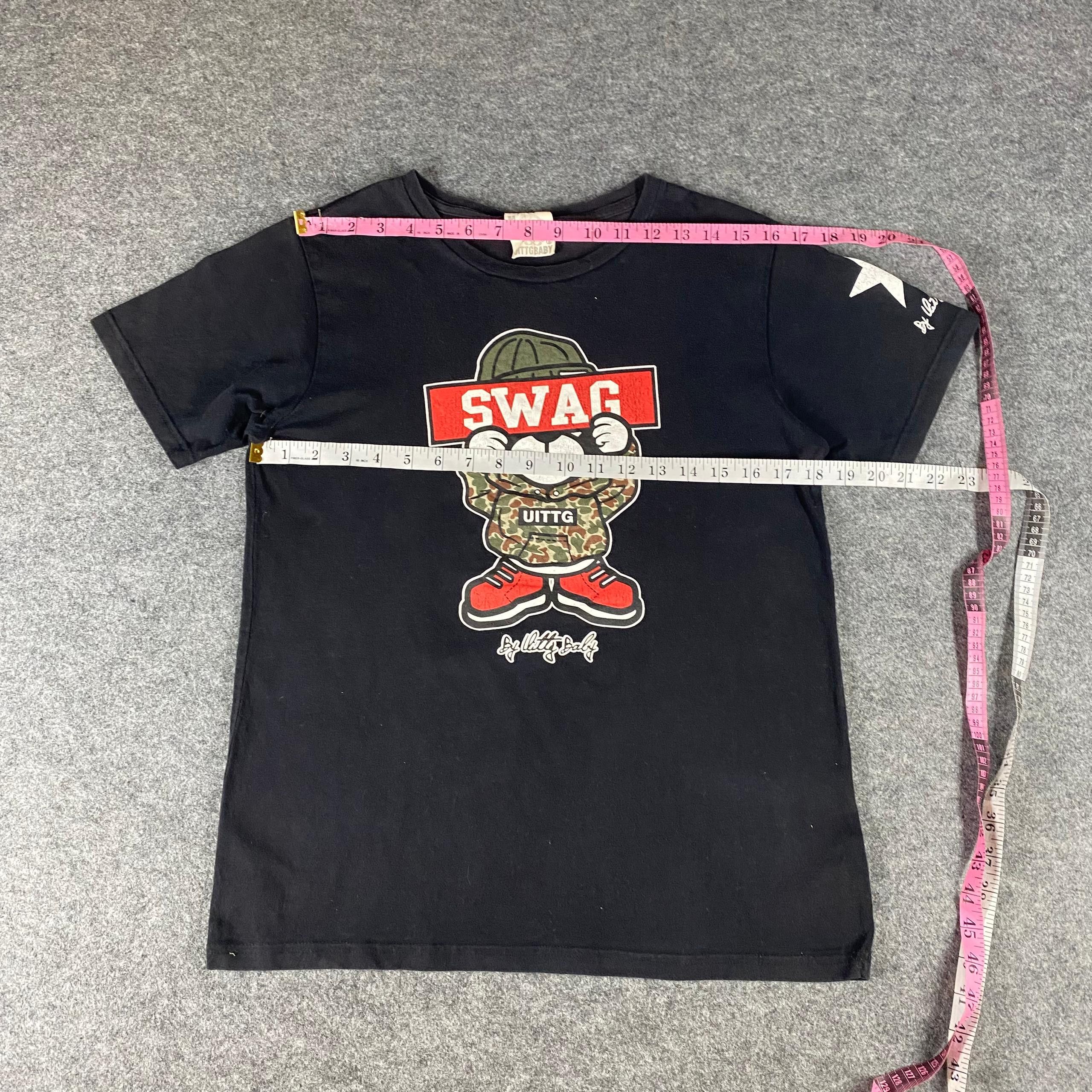 Vintage Vintage Uittg Baby Swag Streetwear Tshirt Size US S / EU 44-46 / 1 - 5 Thumbnail