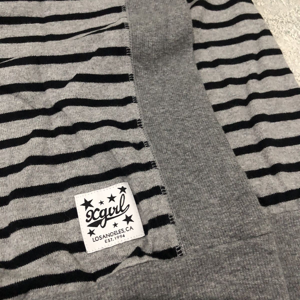 Hysteric Glamour X-girl Striped Sweatshirt Size US XS / EU 42 / 0 - 4 Thumbnail