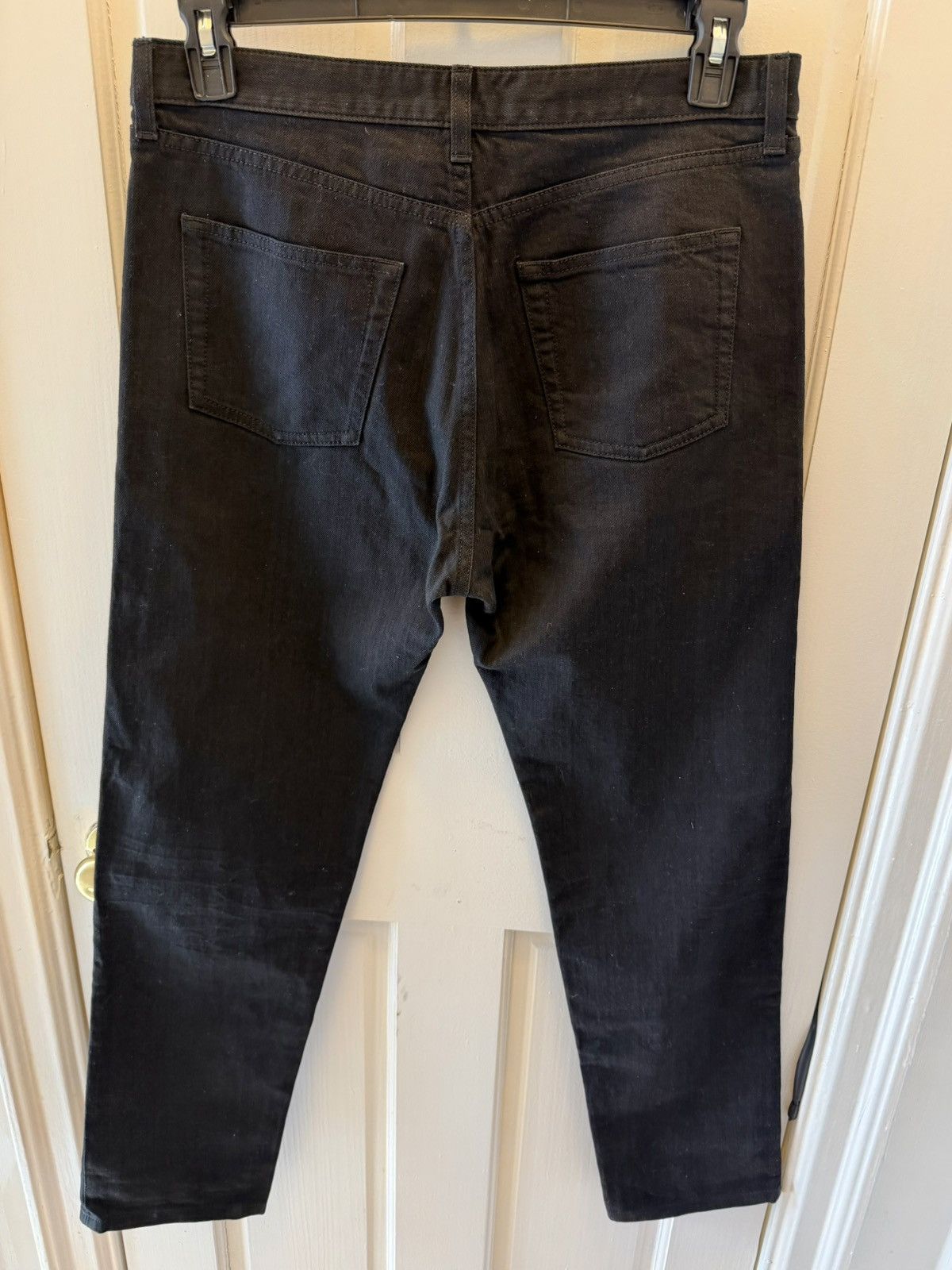 Saint Laurent Paris NWOT $710 2017 D14 Black Slim Denim Size US 32 / EU 48 - 4 Thumbnail