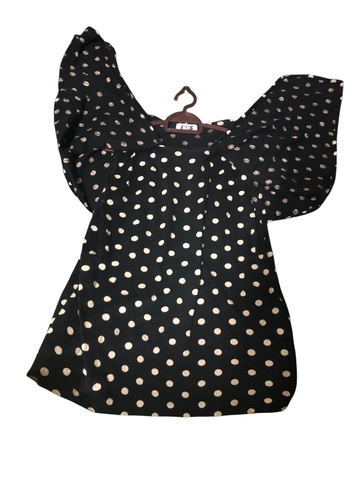 Designer × Issey Miyake Issey Miyake Rare Design Blouse Polka Dots Black and White Size S / US 4 / IT 40 - 14 Thumbnail