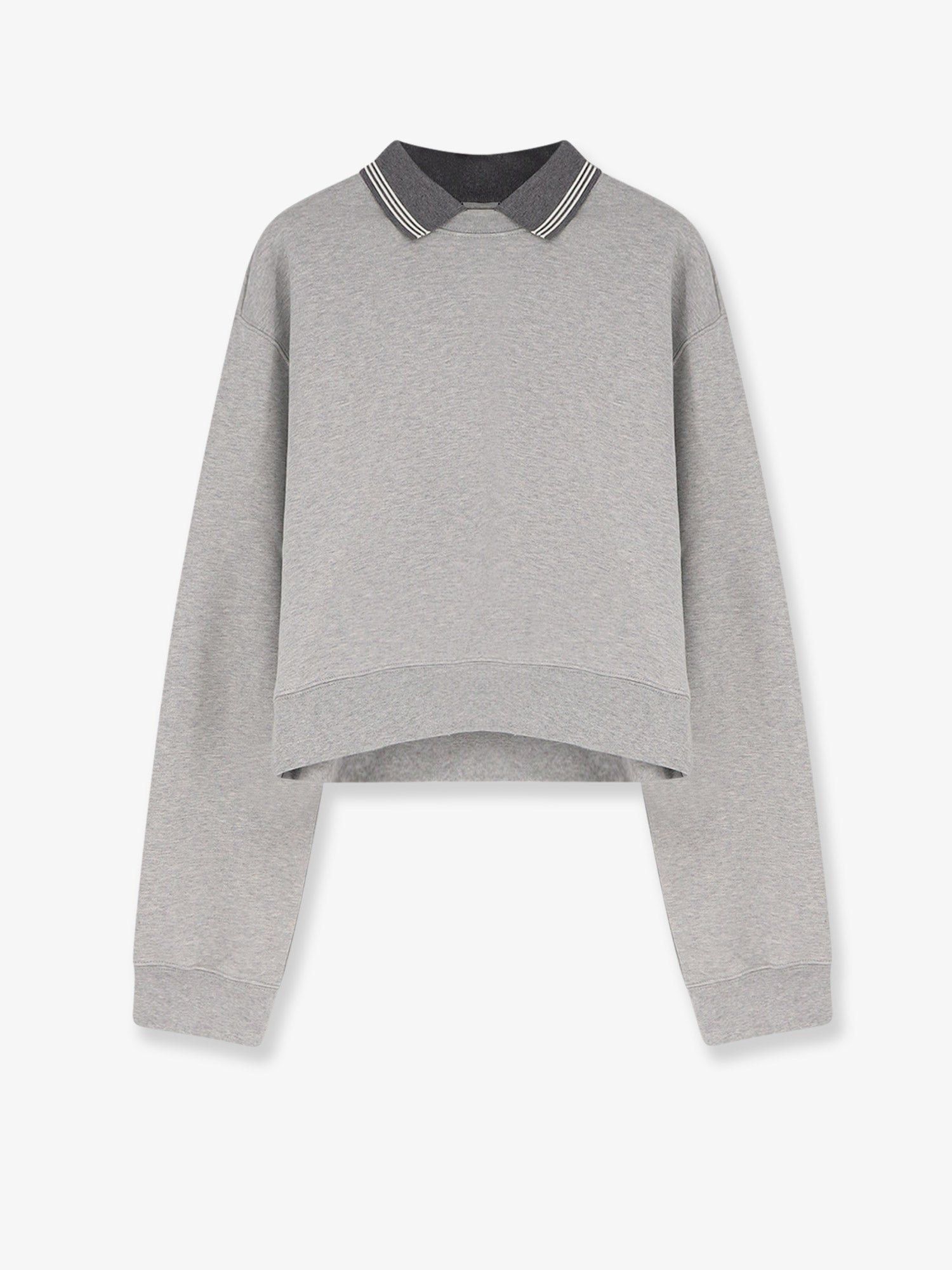 Miu Miu Melange Cotton Sweatshirt Size M / US 6-8 / IT 42-44 - 1 Thumbnail