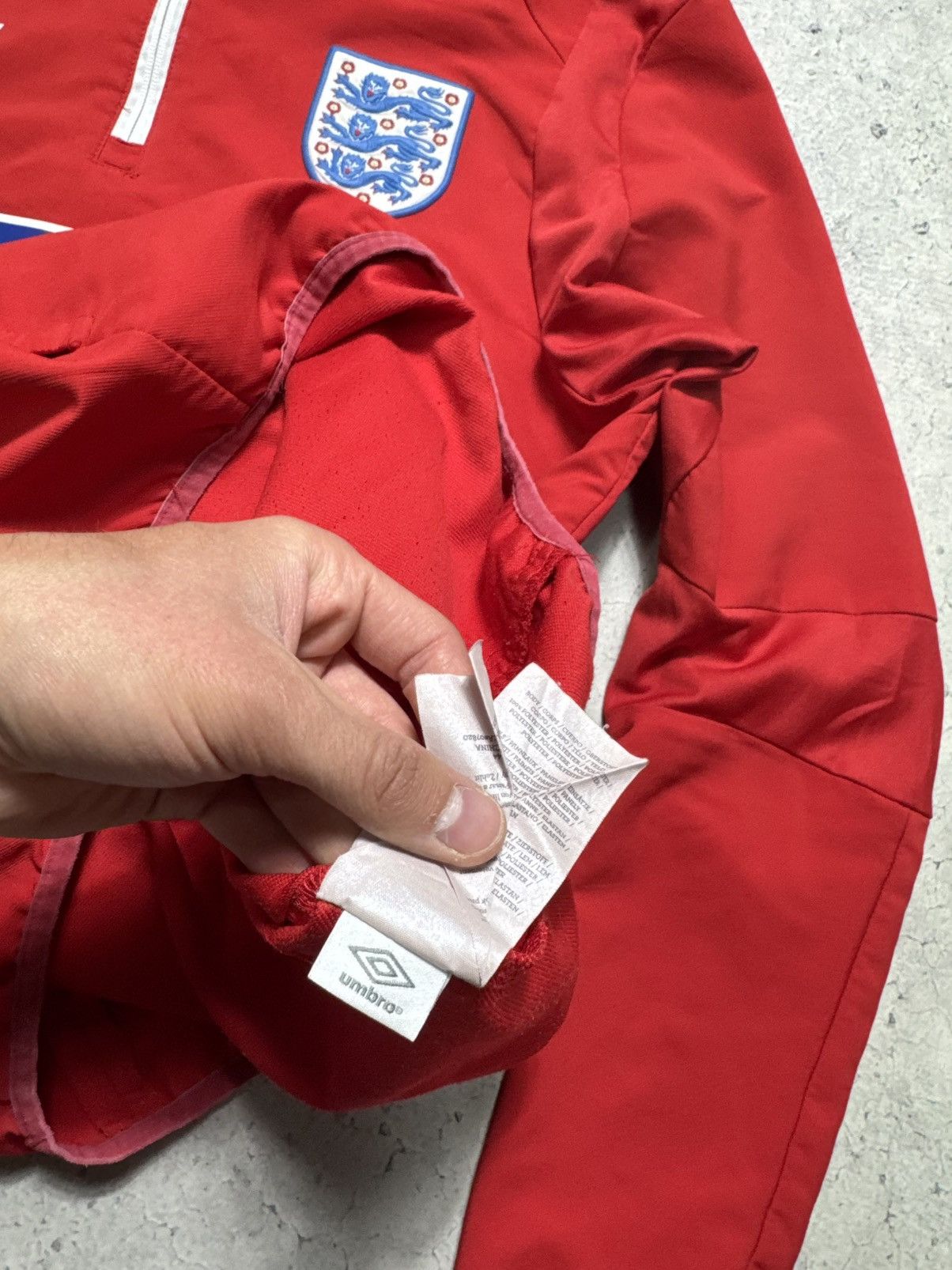 Umbro Umbro England Team Vintage Football Jacket Soccer Y2K Size US M / EU 48-50 / 2 - 10 Thumbnail
