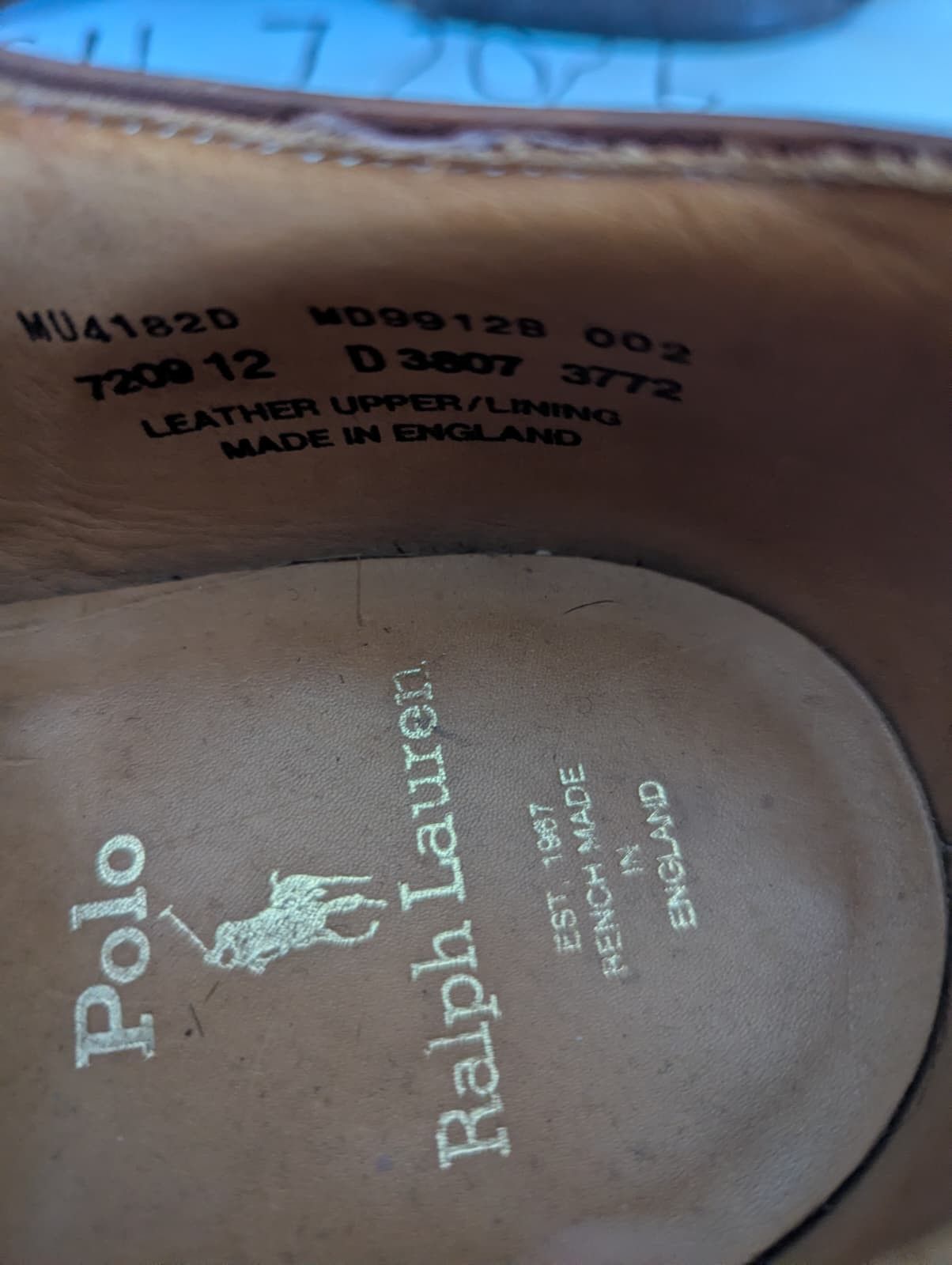 Other Vintage Ralph Lauren Leather shoes Size US 12 / EU 45 - 3 Thumbnail