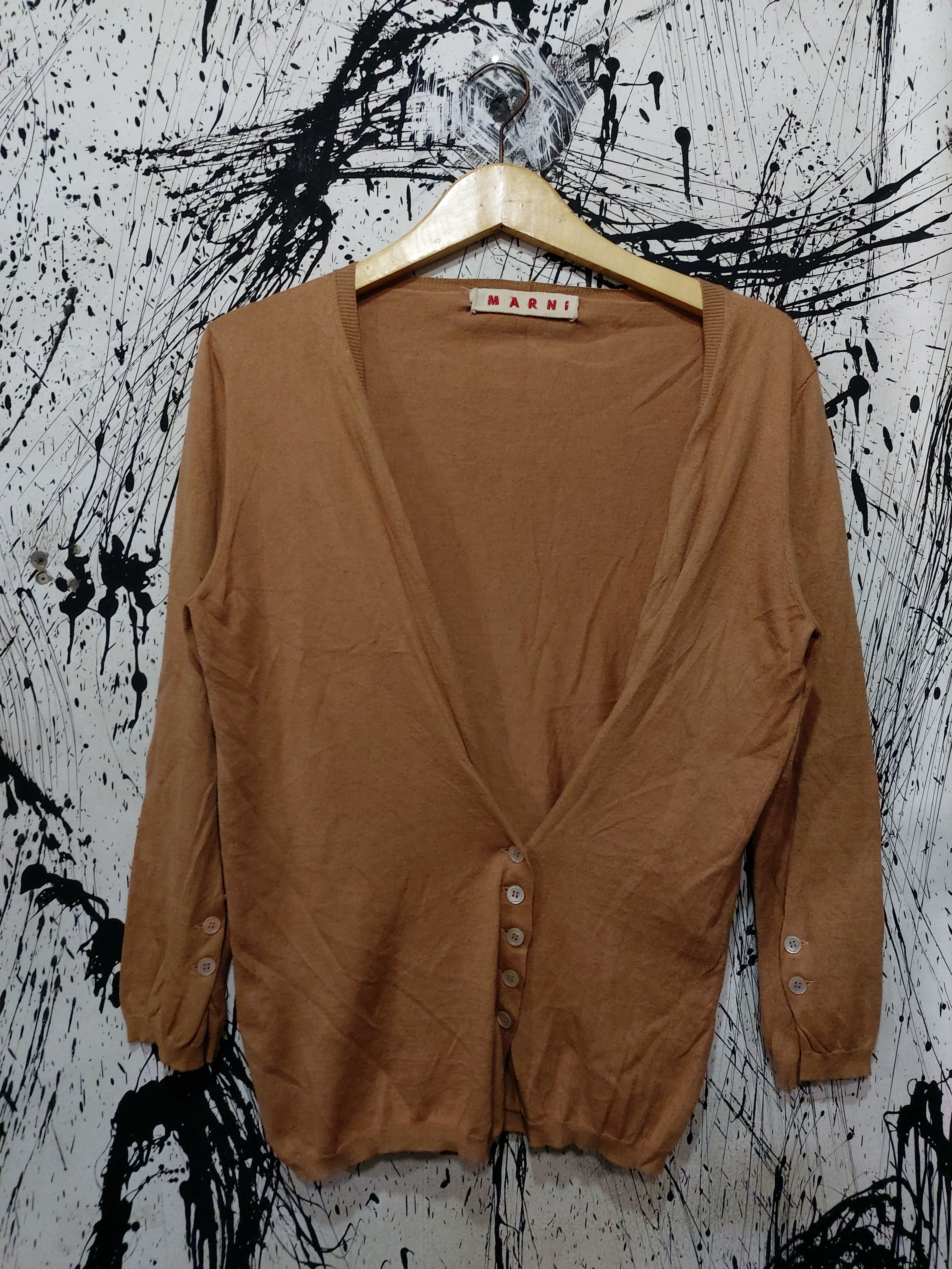 Marni MARNI CARDIGAN SWEATER SHIRT Size S / US 4 / IT 40 - 1 Thumbnail
