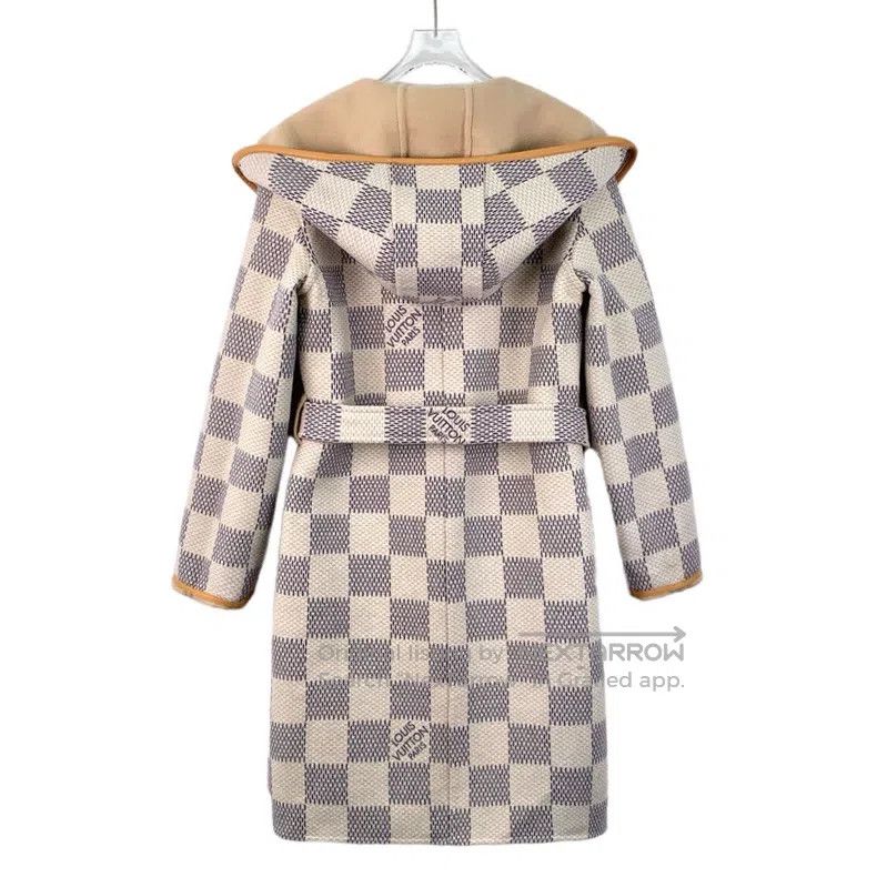 Louis Vuitton Louis Vuitton 22 Colorblock Checkerboard Sheepwool Hooded Size XS / US 0-2 / IT 36-38 - 2 Thumbnail