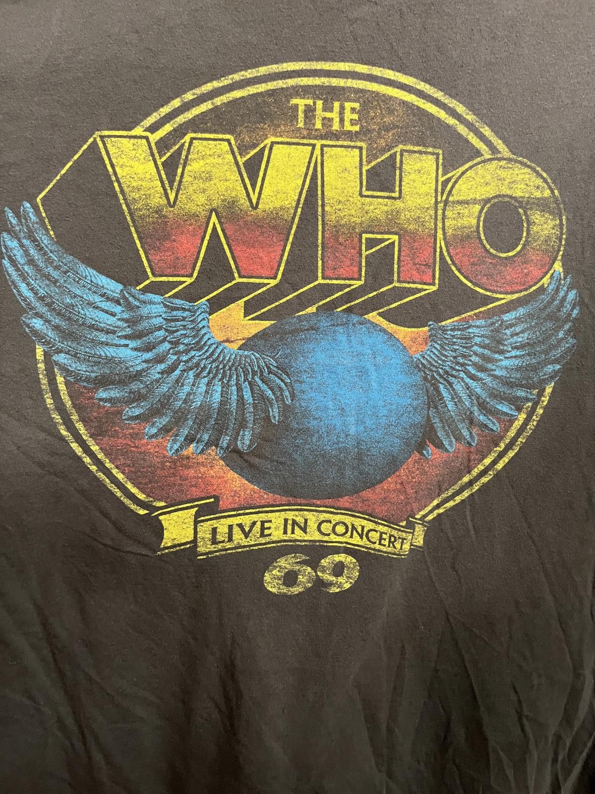 Designer Faded The Who Band Tee - Live in Concert '69 T-shirt - L Size US L / EU 52-54 / 3 - 3 Thumbnail