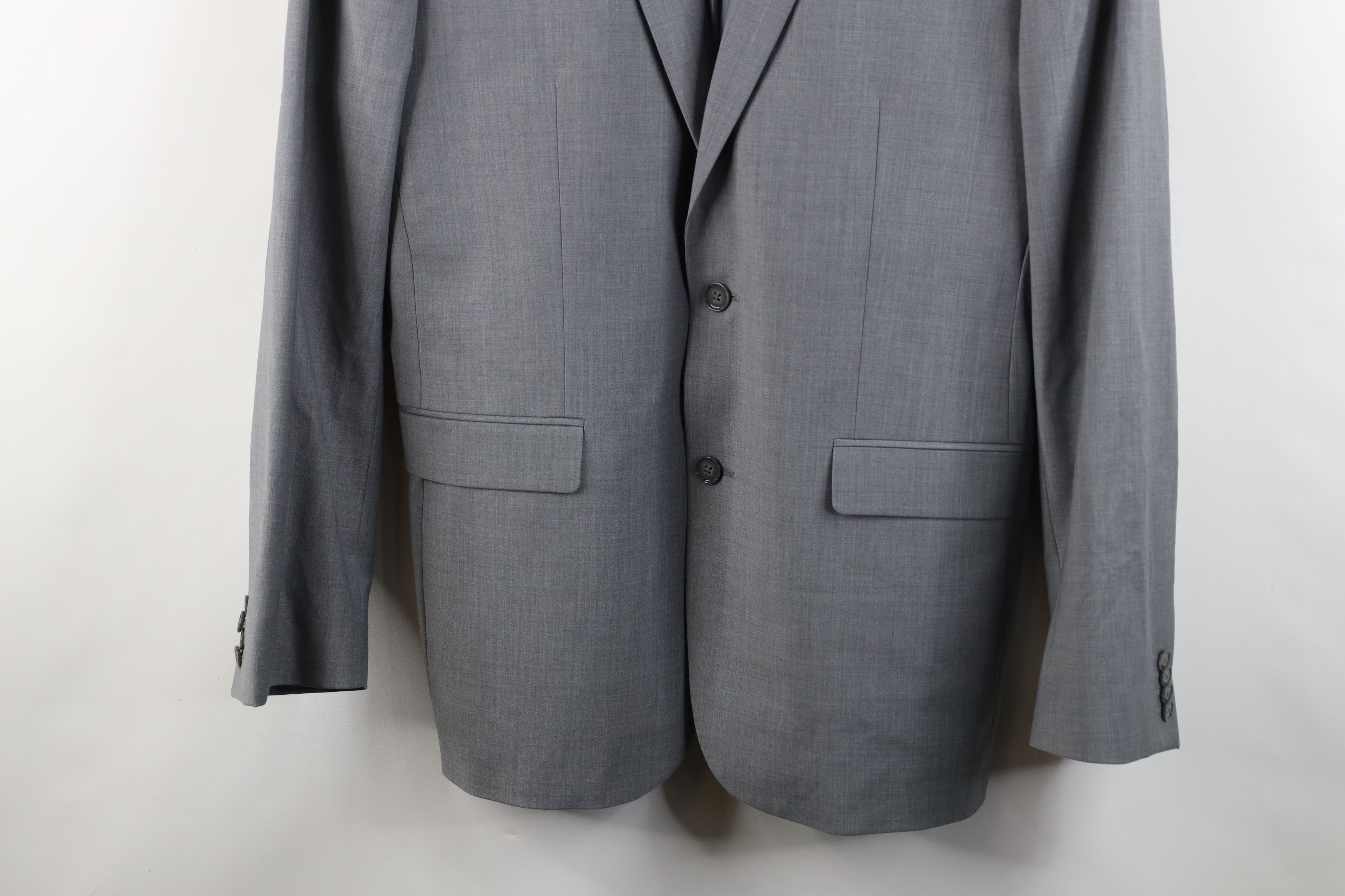 Express × Vintage Express Fit Performance Stretch Chambray Blazer Suit Jacket Size US XXL / EU 58 / 5 - 3 Thumbnail