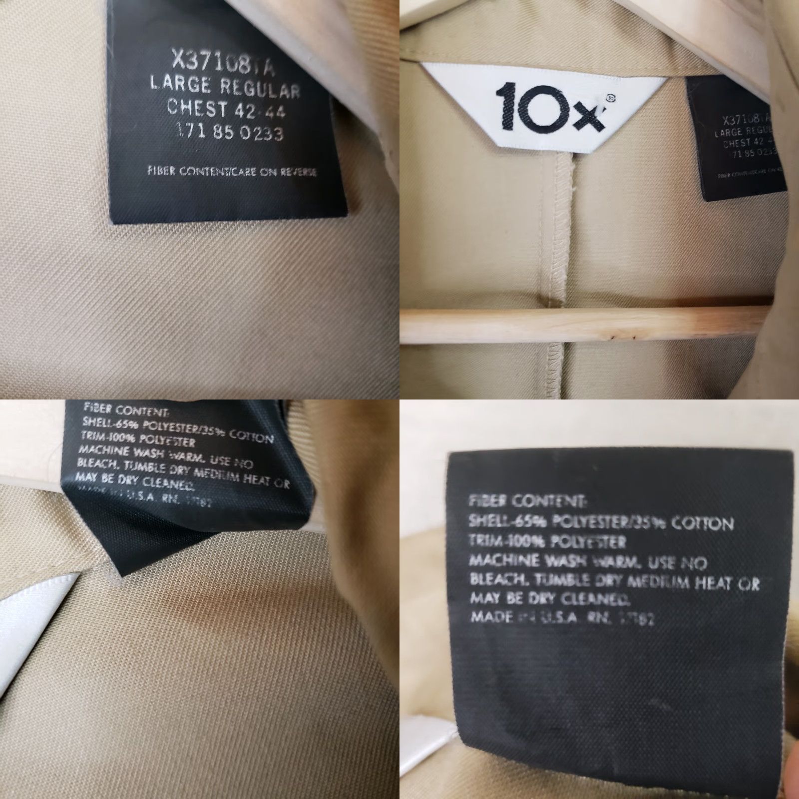 J Brand VINTAGE 10X Brown Safari Jacket Outdoor Four Pocket Shooting Jacket Leather Shoulders Mens L Regular Brown Cotton Size US L / EU 52-54 / 3 - 10 Thumbnail