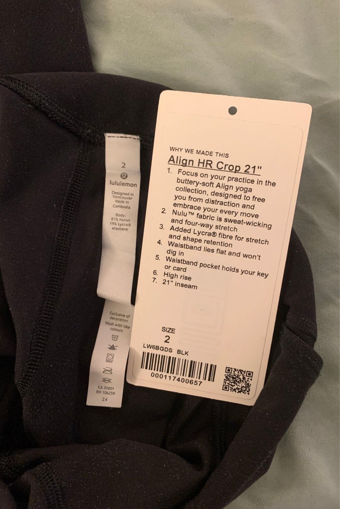 Lululemon lululemon Align™ High-Rise Crop 21" Size 2 Size 26" / US 2 / IT 38 - 5 Thumbnail