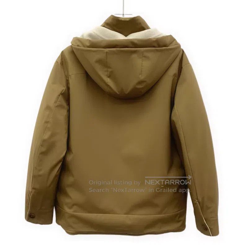 Loro Piana Loro Piana Bicolor Cashmere Hooded Long Sleeve Double-Side Size XXS / US 00 / IT 34 - 4 Thumbnail
