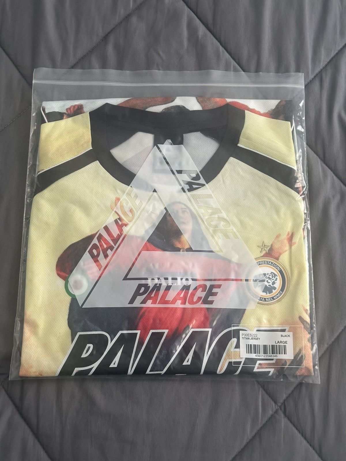 トップス palace TITIAN JERSEY BLACK M Palace Palace Titian Jersey Black Size Large | Grailed