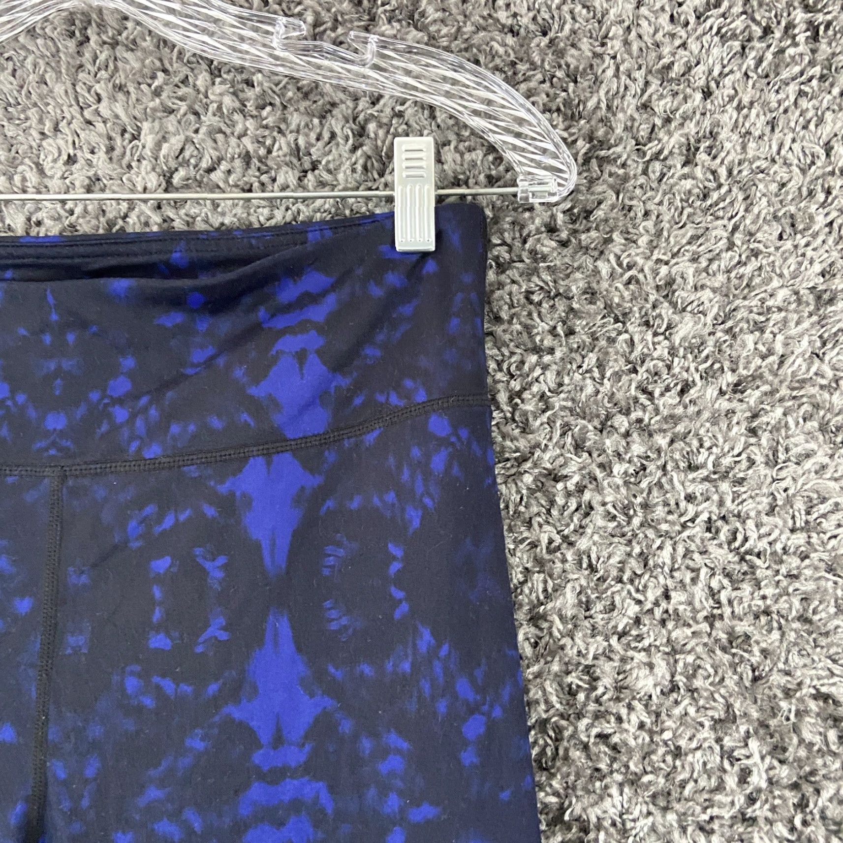 Fabletics Fabletics Women's L Pants Activewear Yoga Multicolor Blue Black Pattern Size 36" / US 14 / IT 50 - 4 Thumbnail