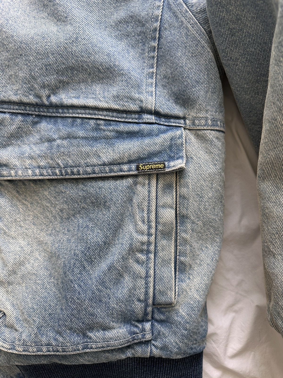 Supreme Supreme SS26 Reversible Faux Fur Hooded Work Jacket Denim Size US M / EU 48-50 / 2 - 3 Thumbnail