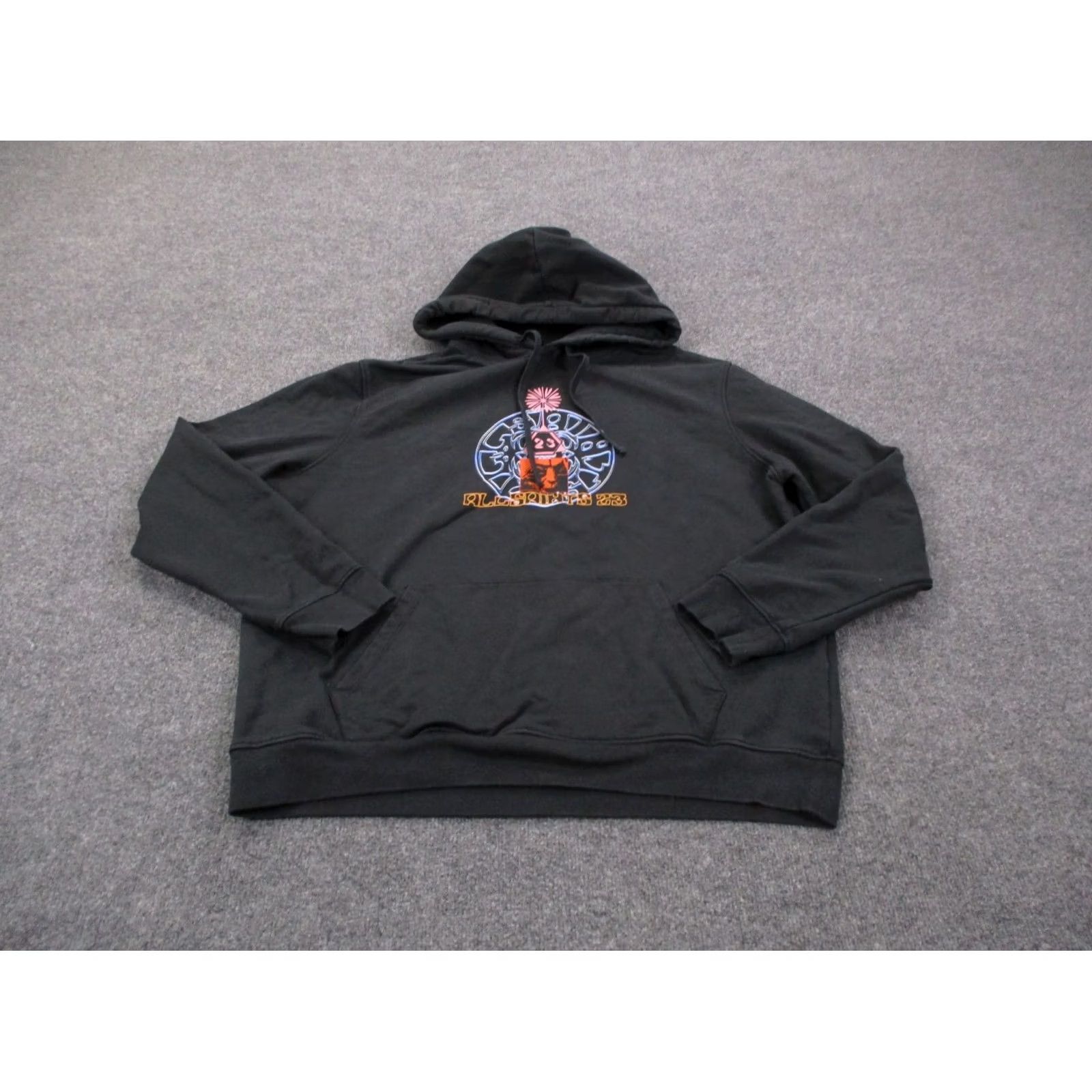 Allsaints AllSaints Hoodie Men L Black Logo Pullover Sweatshirt Streetwear 23 Hoodie Size US L / EU 52-54 / 3 - 2 Thumbnail