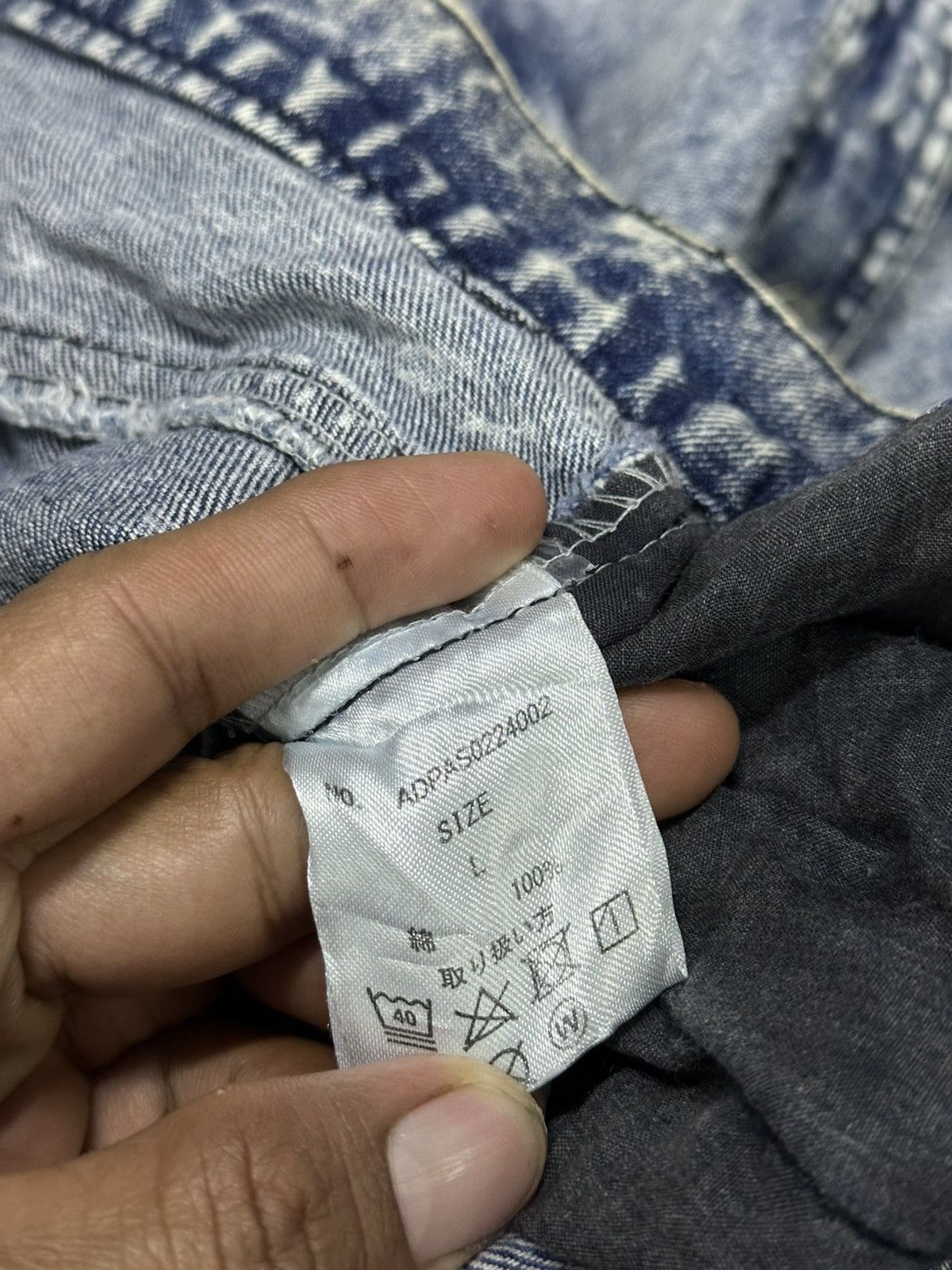 Kapital Six Pocket Baggy Arde Eror Denim Acid Wash . Size US 32 / EU 48 - 12 Thumbnail