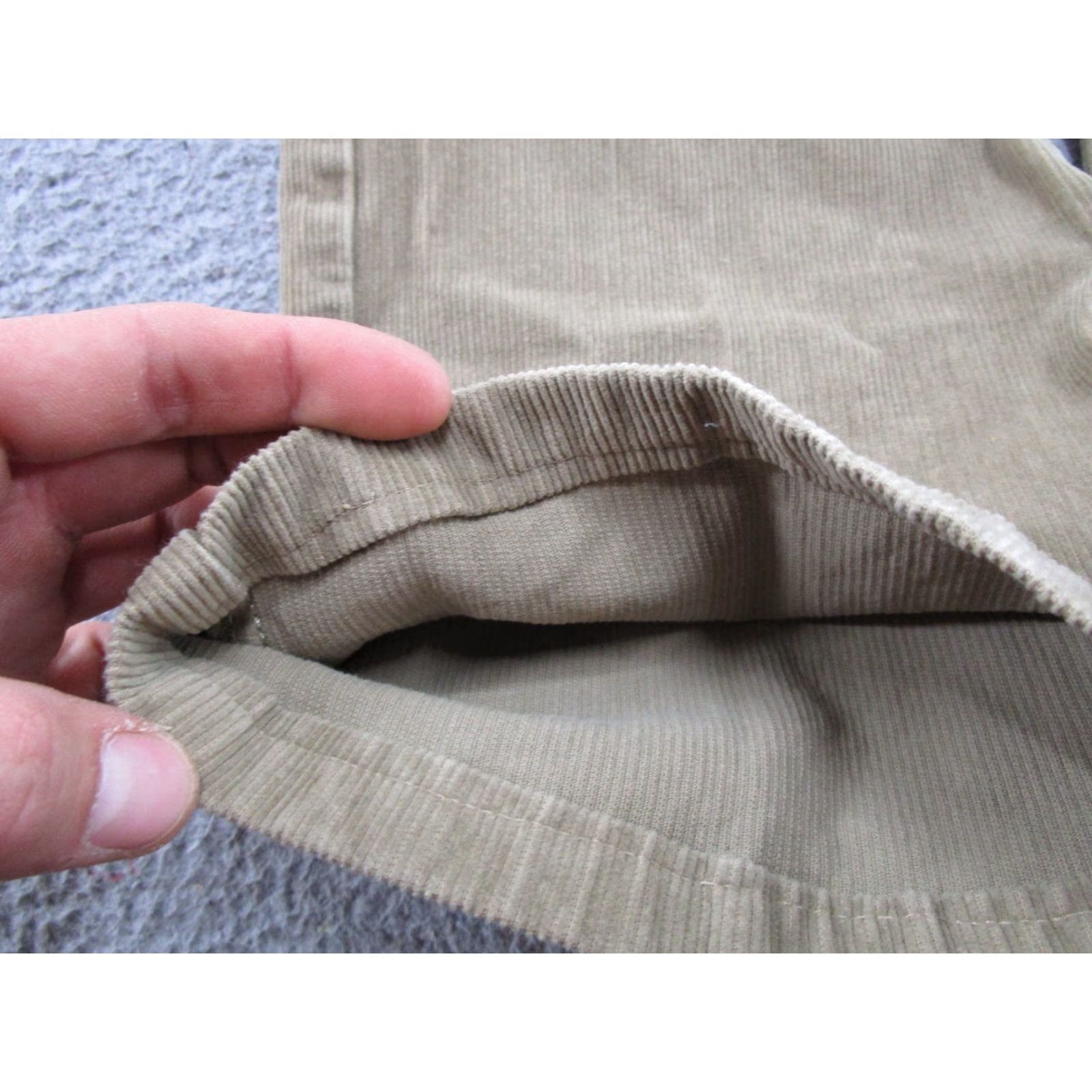 Levi's Levi's 514 Corduroy Pants Mens 36x32 Beige Khaki Straight Leg White Tab Casual 5-Pocket Levi's 500 Series Mens Pants Size US 36 / EU 52 - 3 Thumbnail