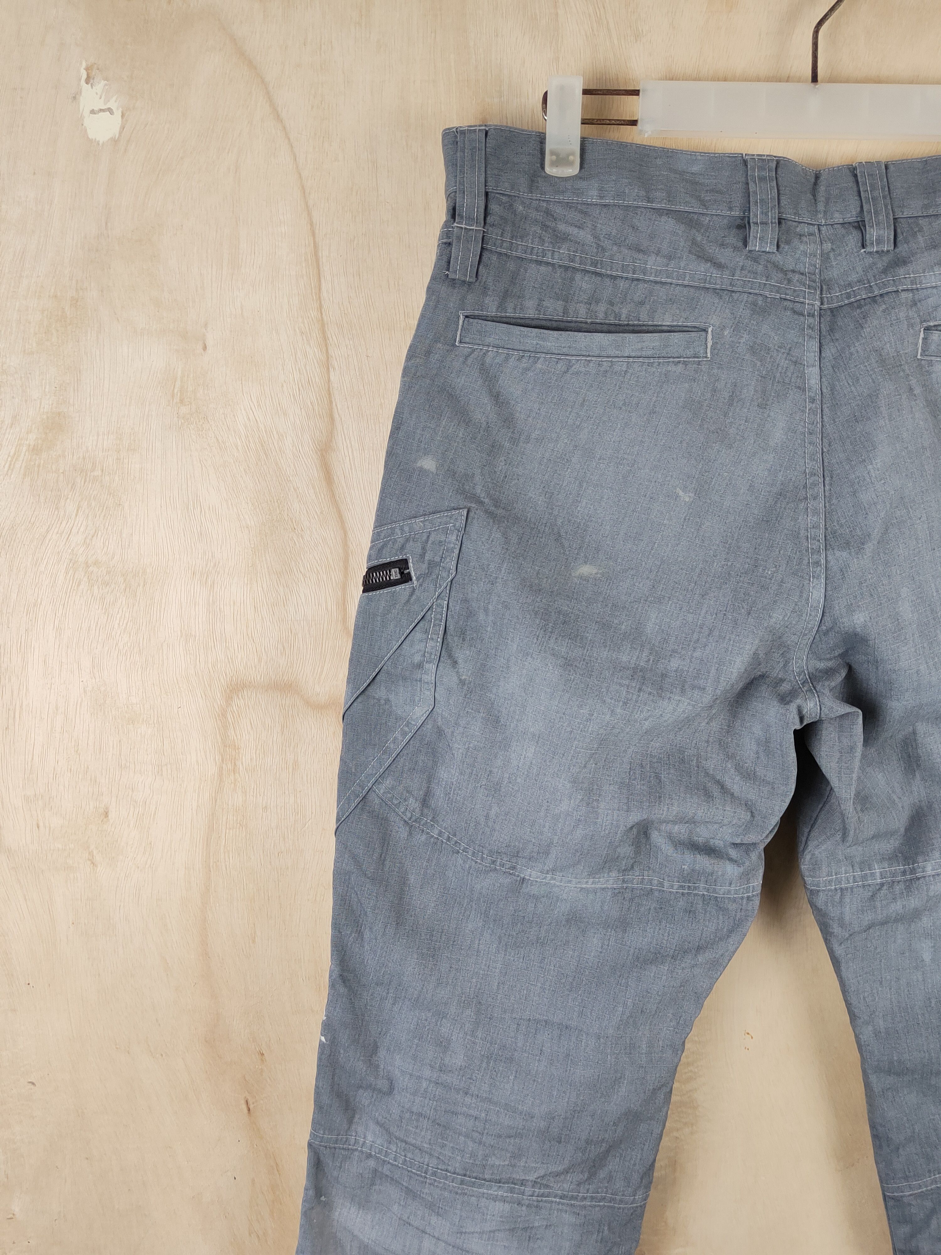 Japanese Brand TS Design Gray Faded Multipocket Tactical Cargo Pants #S2472 Size US 34 / EU 50 - 10 Thumbnail