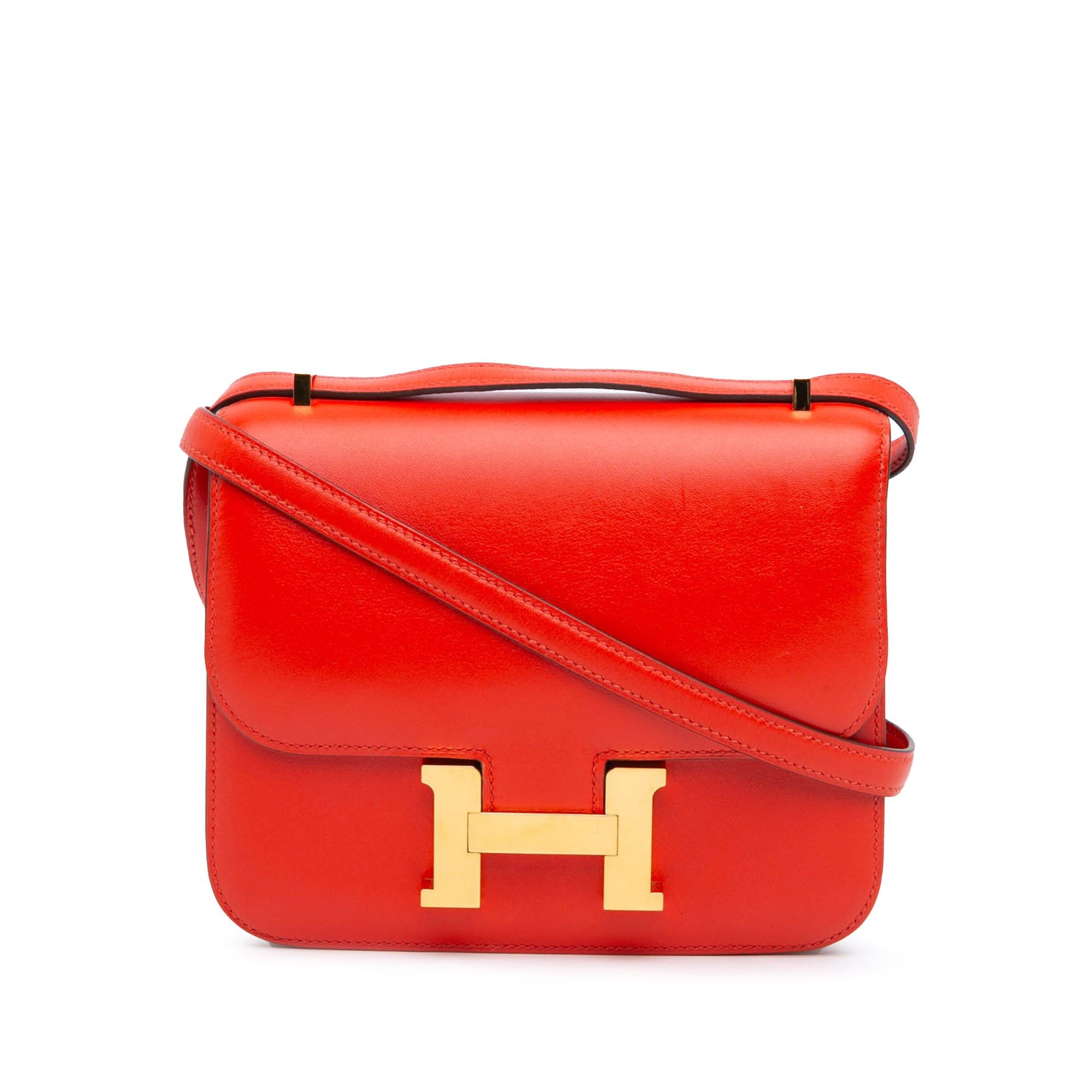 Hermes Hermès Mini Tadelakt Constance 18 Red Size ONE SIZE - 1 Thumbnail