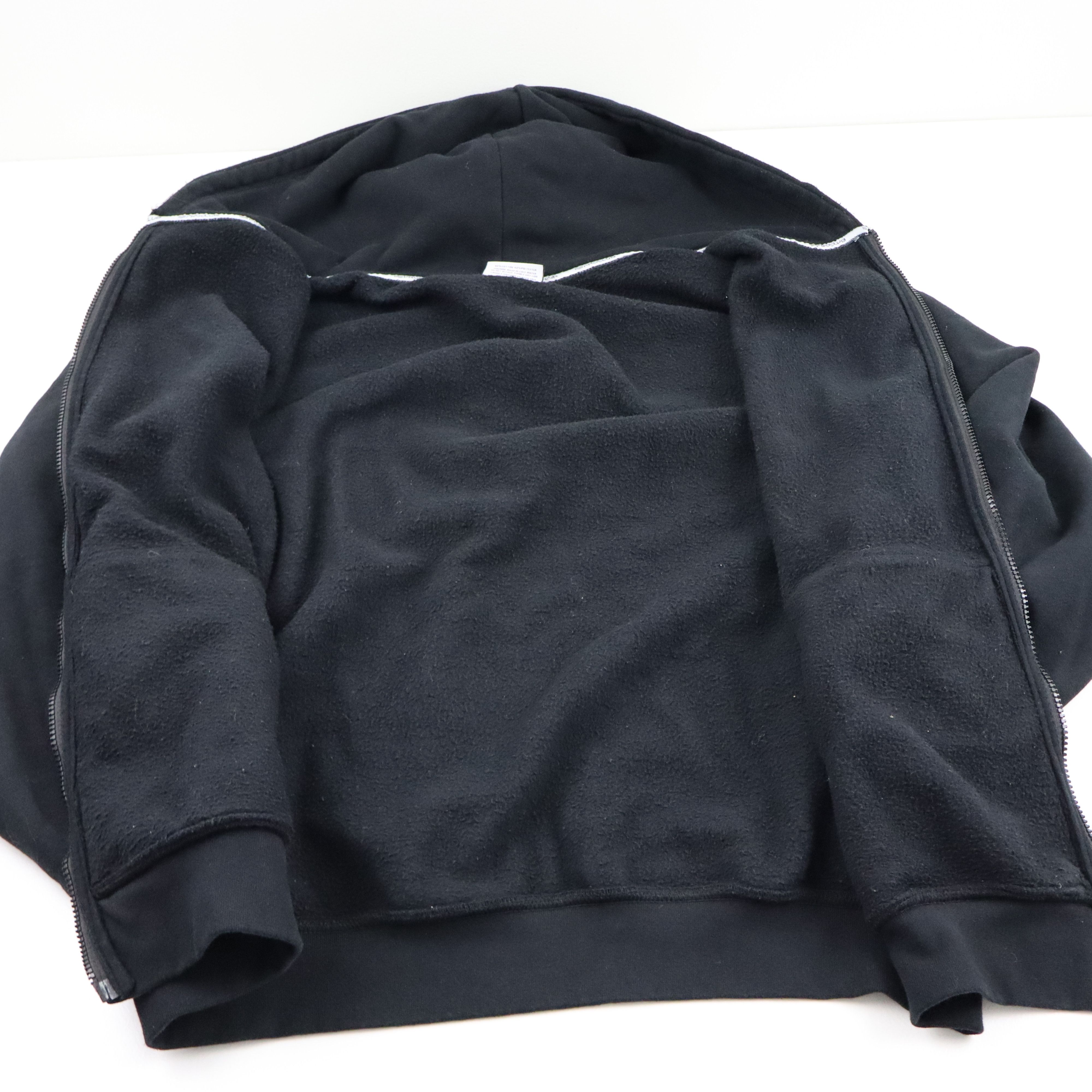 Russell Athletic × Vintage Boxy Baggy Fadded Kanye Black Zip Up Hoodie Mens Large Size US L / EU 52-54 / 3 - 7 Thumbnail