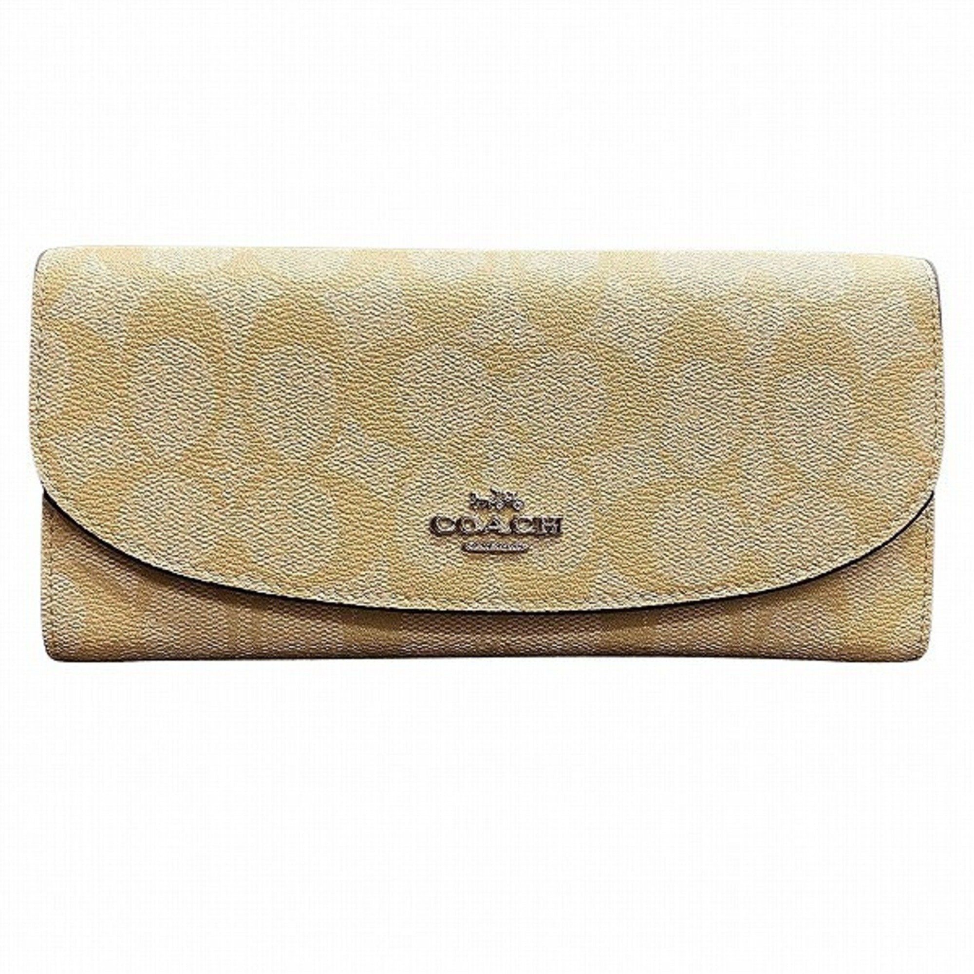 Coach COACH Signature F52601 Slim Envelope Wallet Long Women's | Grailed