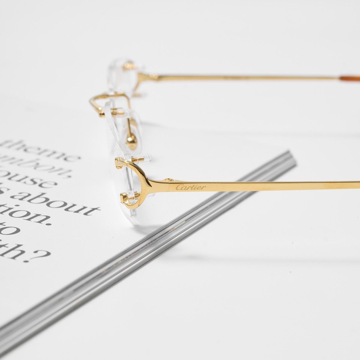 Cartier CARTIER CT0092O 001 GLASSES Size ONE SIZE - 3 Thumbnail