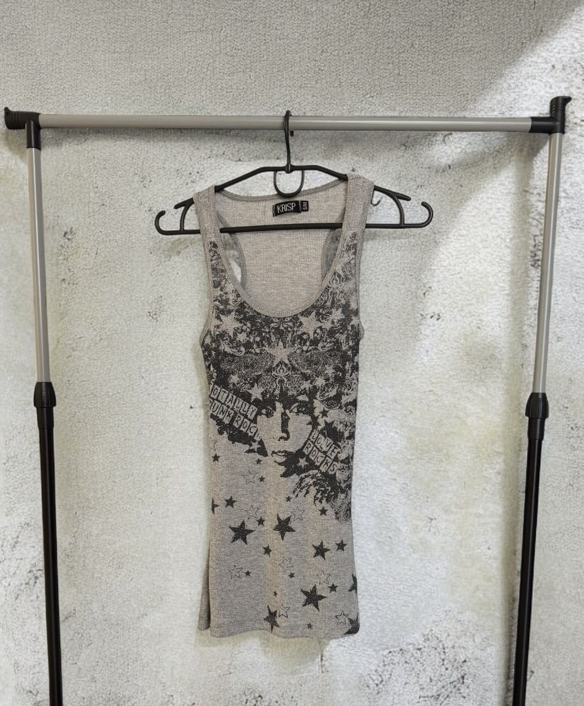 Hysteric Glamour Amazing Ribbed Vintage Tank Top (Hysteric Glamour style) Size S / US 4 / IT 40 - 1 Thumbnail