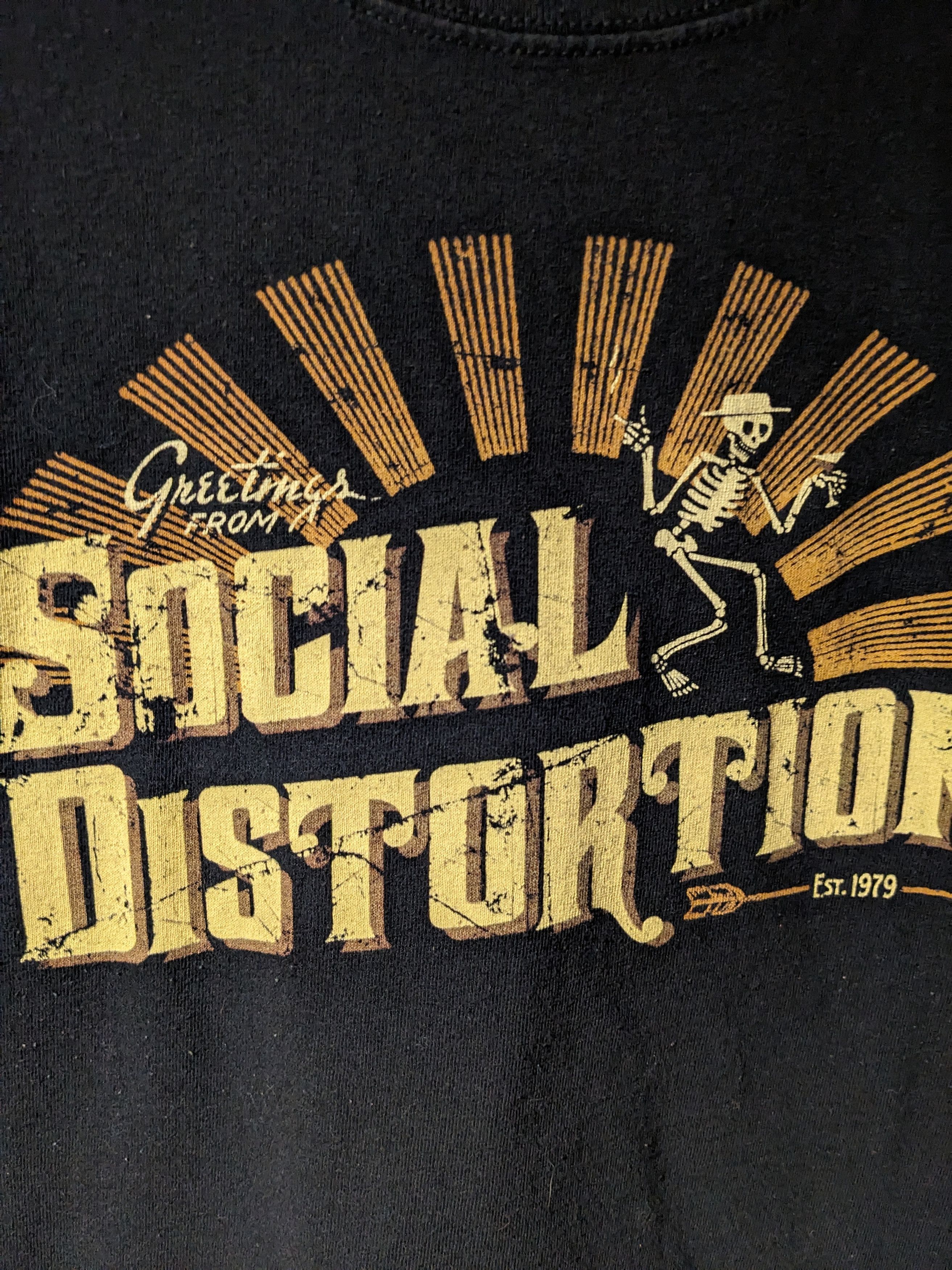 Band Tees × Vintage Vintage Y2K Social Distortion Band Tour Music Medium T-Shirt Size US M / EU 48-50 / 2 - 2 Thumbnail