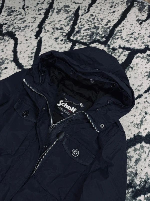Schott Schott insulated parka jacket, navy blue, XS Size XS / US 0-2 / IT 36-38 - 3 Thumbnail