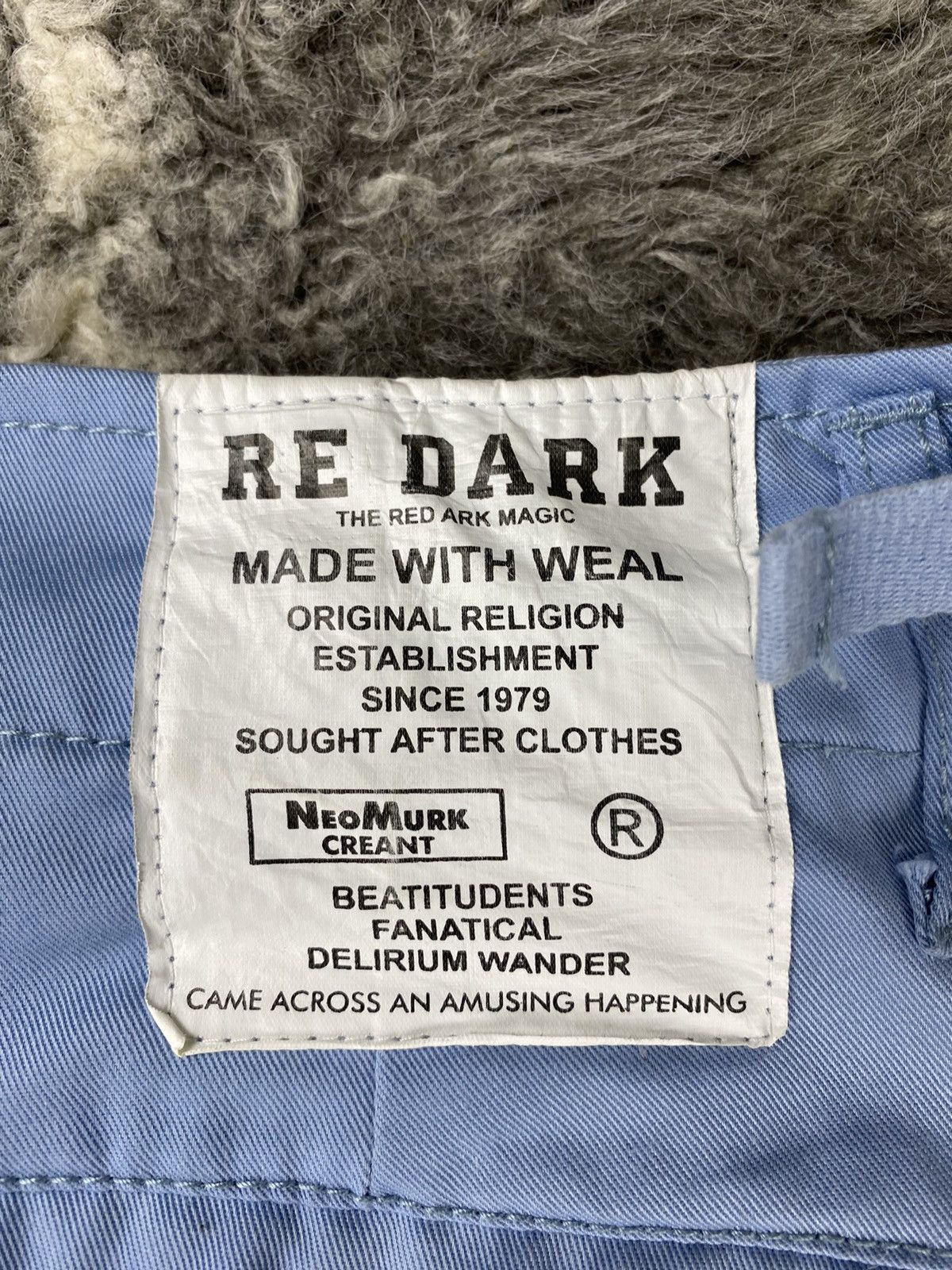 If Six Was Nine × Japanese Brand 🌟ACT CHIVE LURE🌟Spell Out RARE Color Baby Blue Cargo Pant Size US 29 - 19 Thumbnail