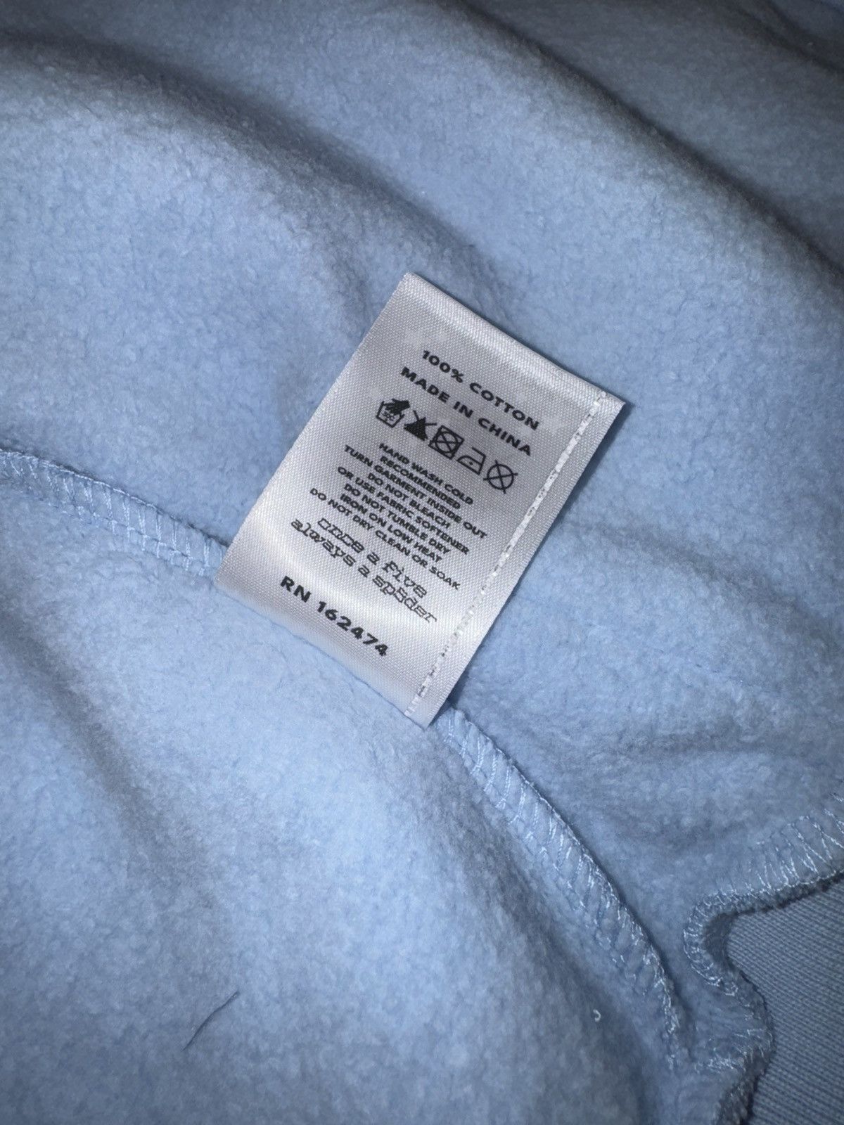 Sp5der Sp5der Mixed Stone OG V2 Zip Hoodie - Rock Blue Size XS Size US XS / EU 42 / 0 - 6 Thumbnail