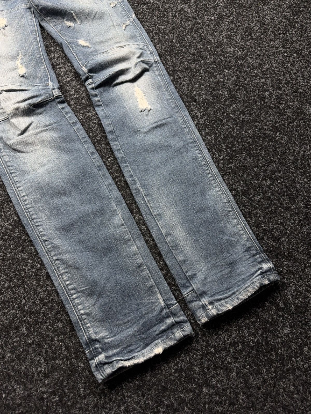 G-Star G-Star RAW Avant Garde Rock Punk 3D Distressed Biker Jeans Size 27" / US 4 / IT 40 - 5 Thumbnail