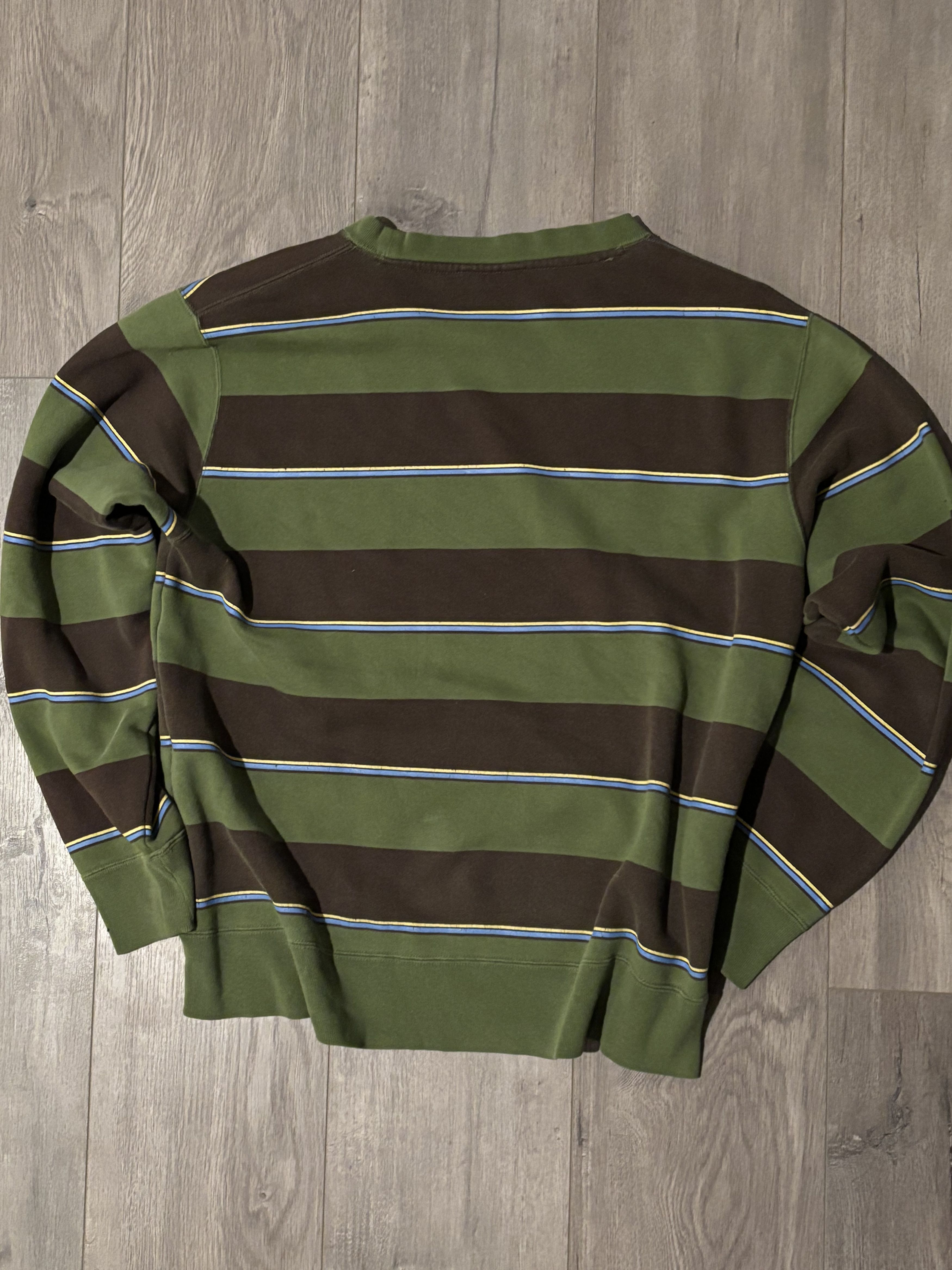 DC DC Striped CrewNeck Size US M / EU 48-50 / 2 - 2 Thumbnail