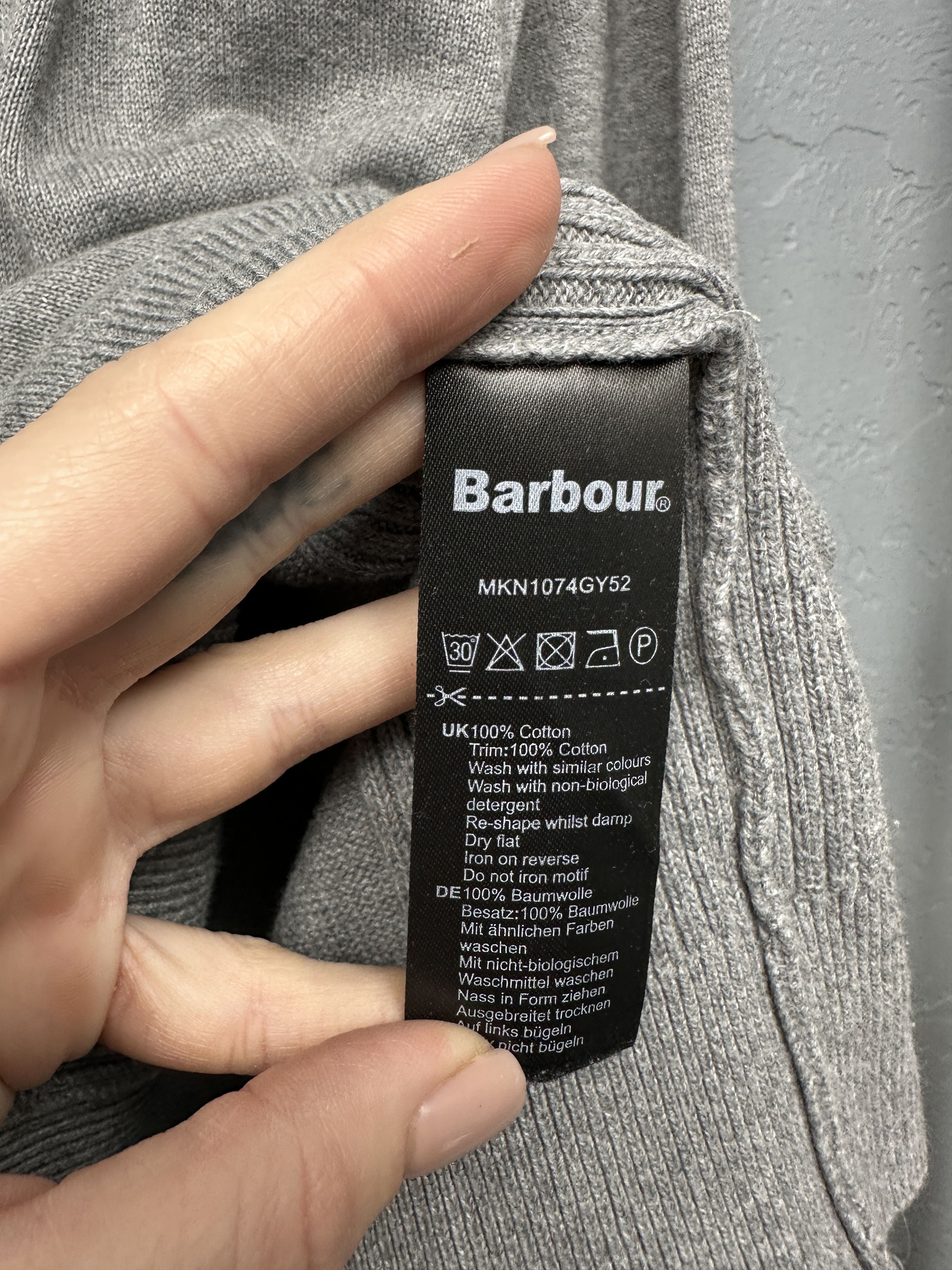 Barbour Barbour Vintage Mens 1\4 Quarter Zip Sweater Size US L / EU 52-54 / 3 - 6 Thumbnail