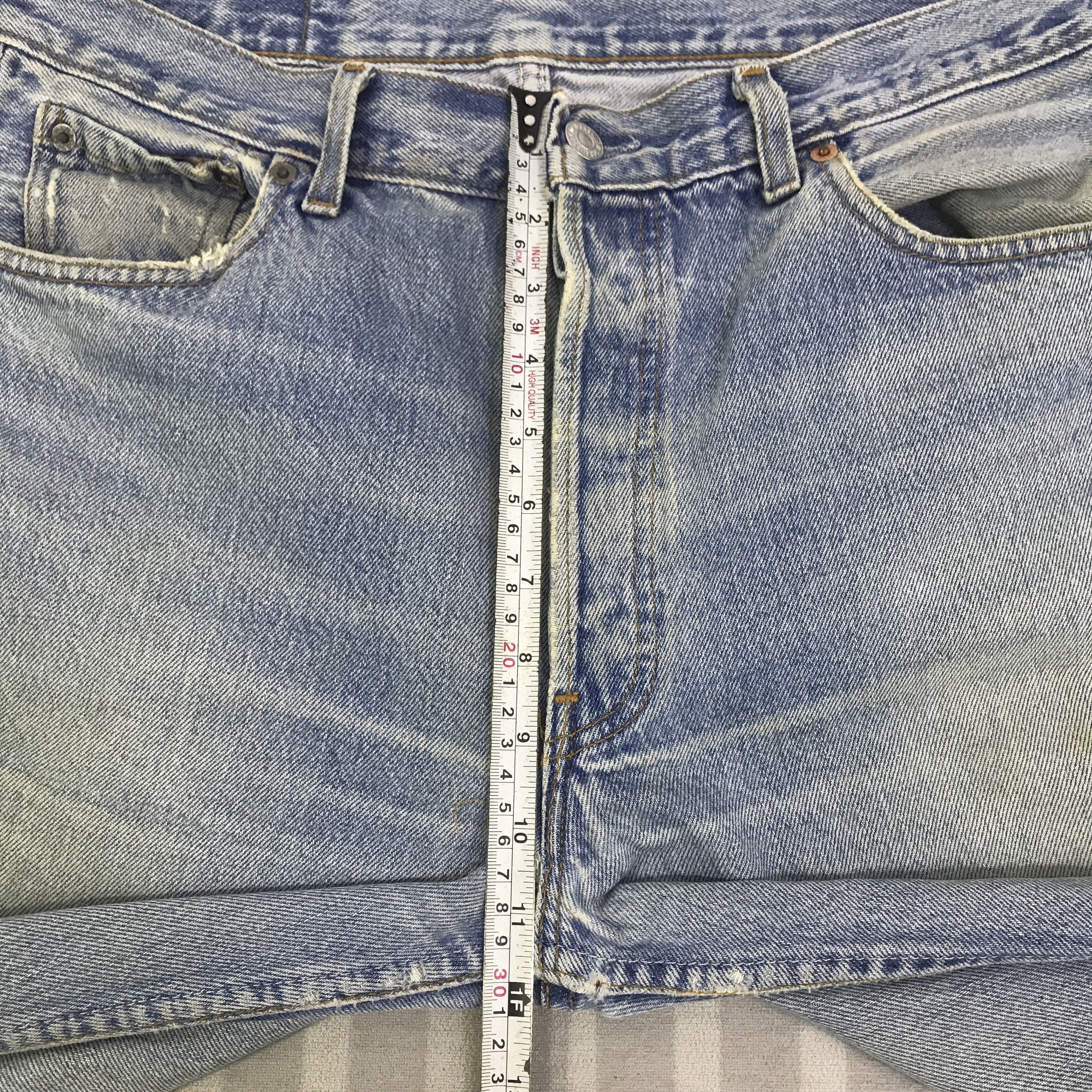 Levi's Vintage Distressed Levis 501 denim Jeans Pants K129B9 Size US 32 / EU 48 - 8 Thumbnail
