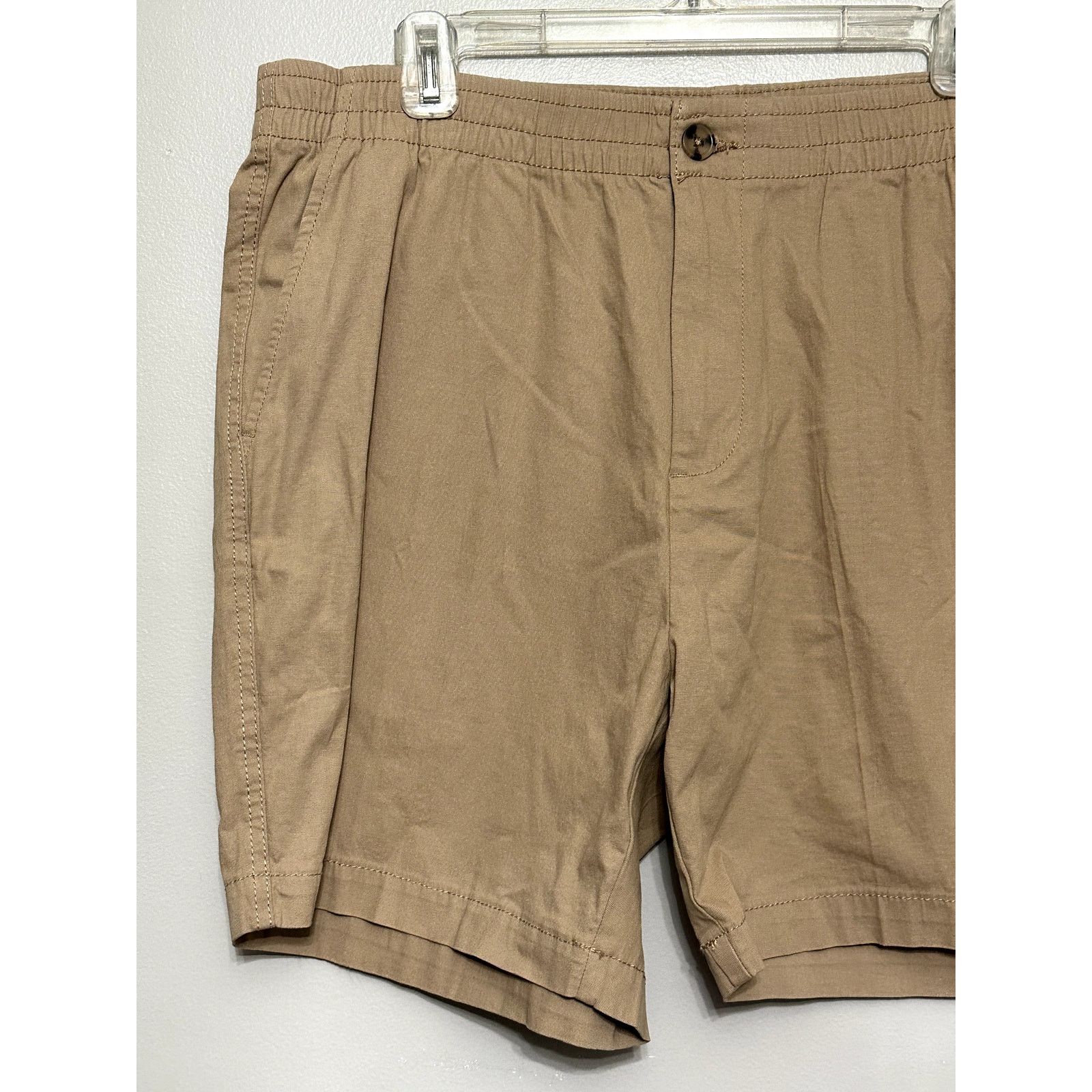 Other Abound Men's Tan/Khaki Elastic Waist Button/Zip Closure XXL Size US 44 / EU 60 - 2 Thumbnail