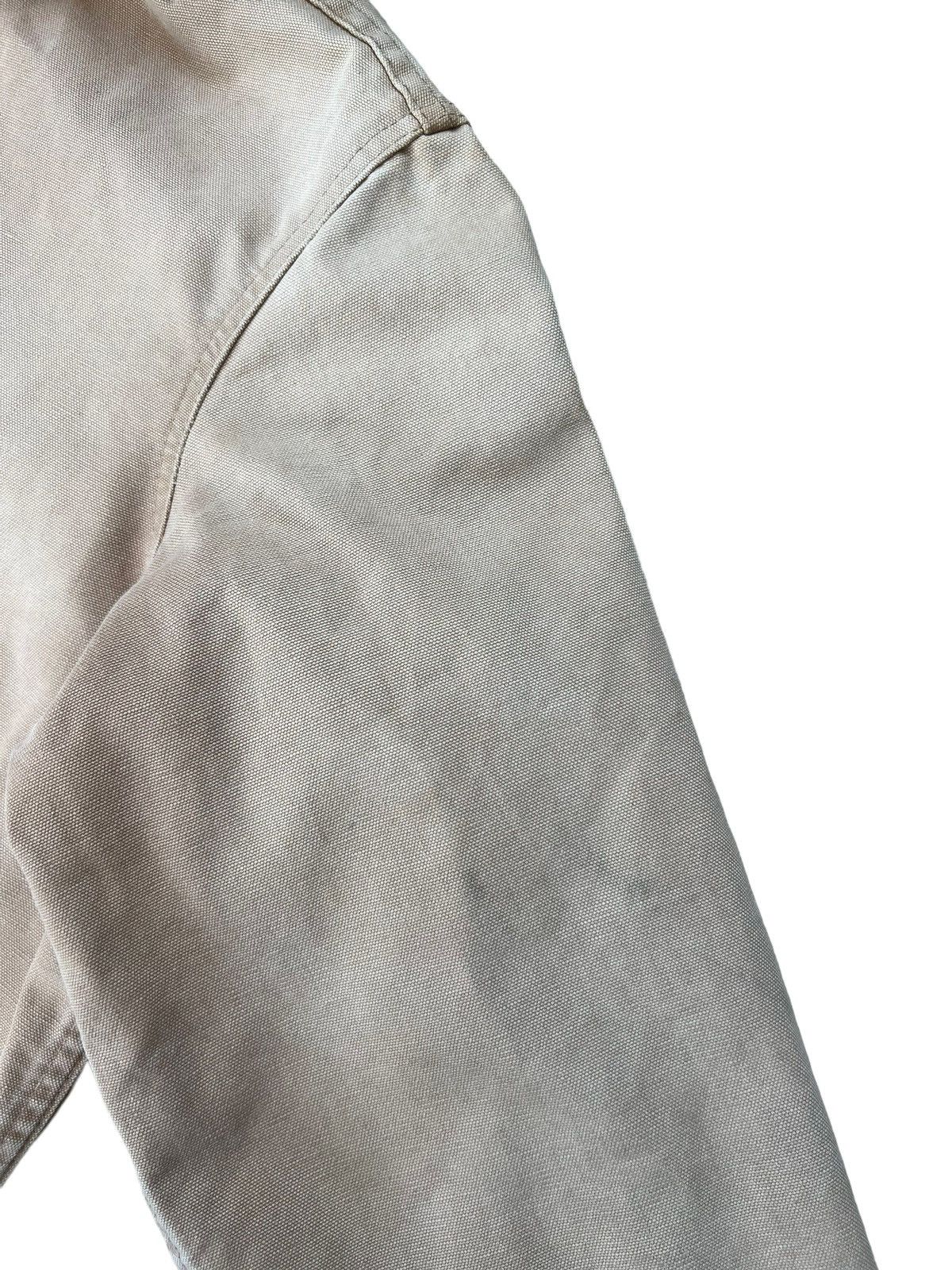 Carhartt Vintage 80s Carhartt 100 Years Dirty Sun Faded Denim Hoodie Size US M / EU 48-50 / 2 - 6 Thumbnail
