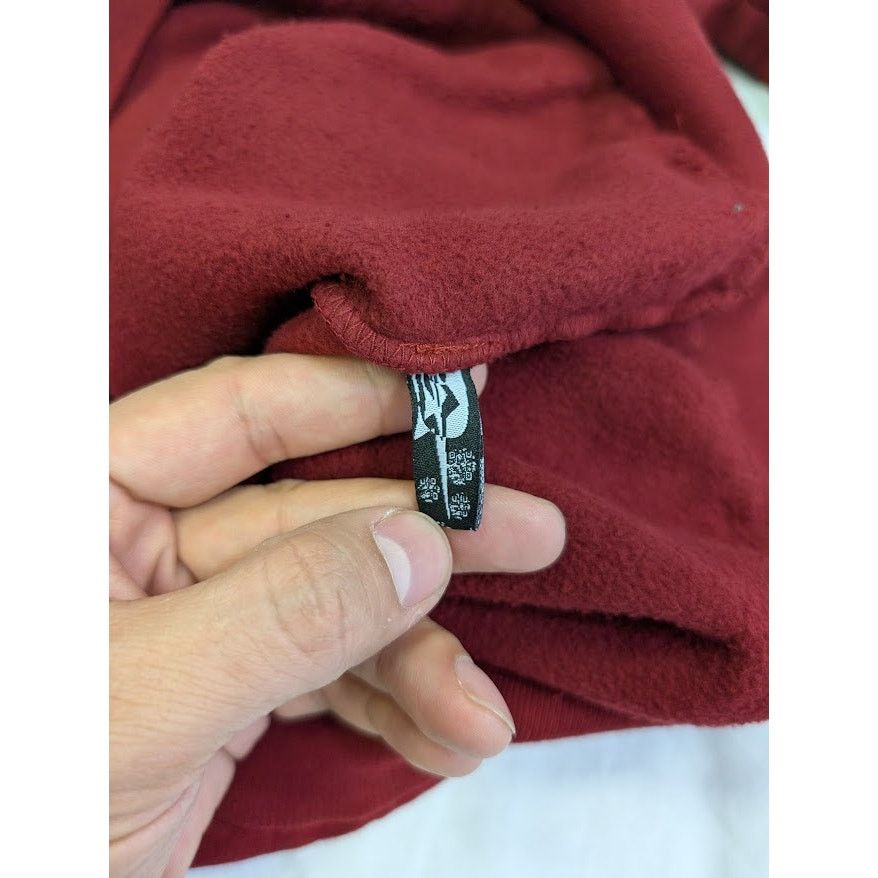 Sp5der o1rshd1 SP5DER Logo Hoodie in Maroon Size US XL / EU 56 / 4 - 17 Thumbnail