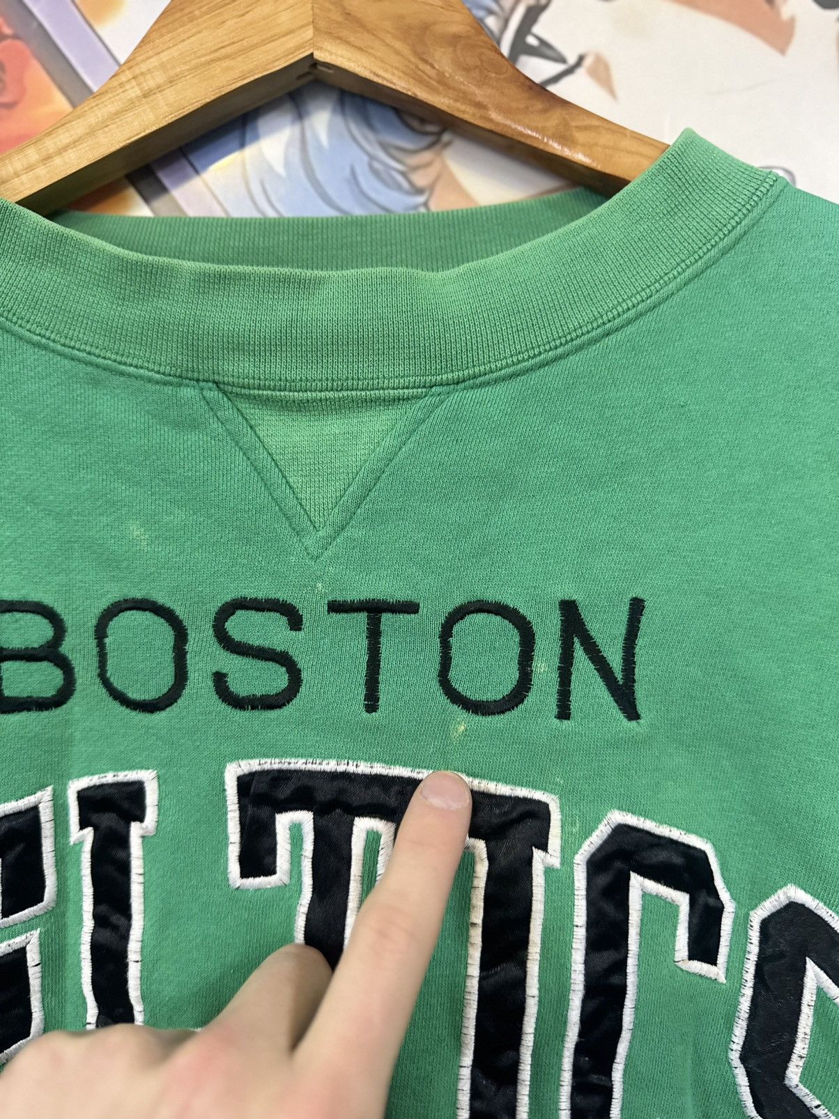 NBA Vintage 90s Boston Celtics Starter Sweatshirt Size US L / EU 52-54 / 3 - 3 Thumbnail