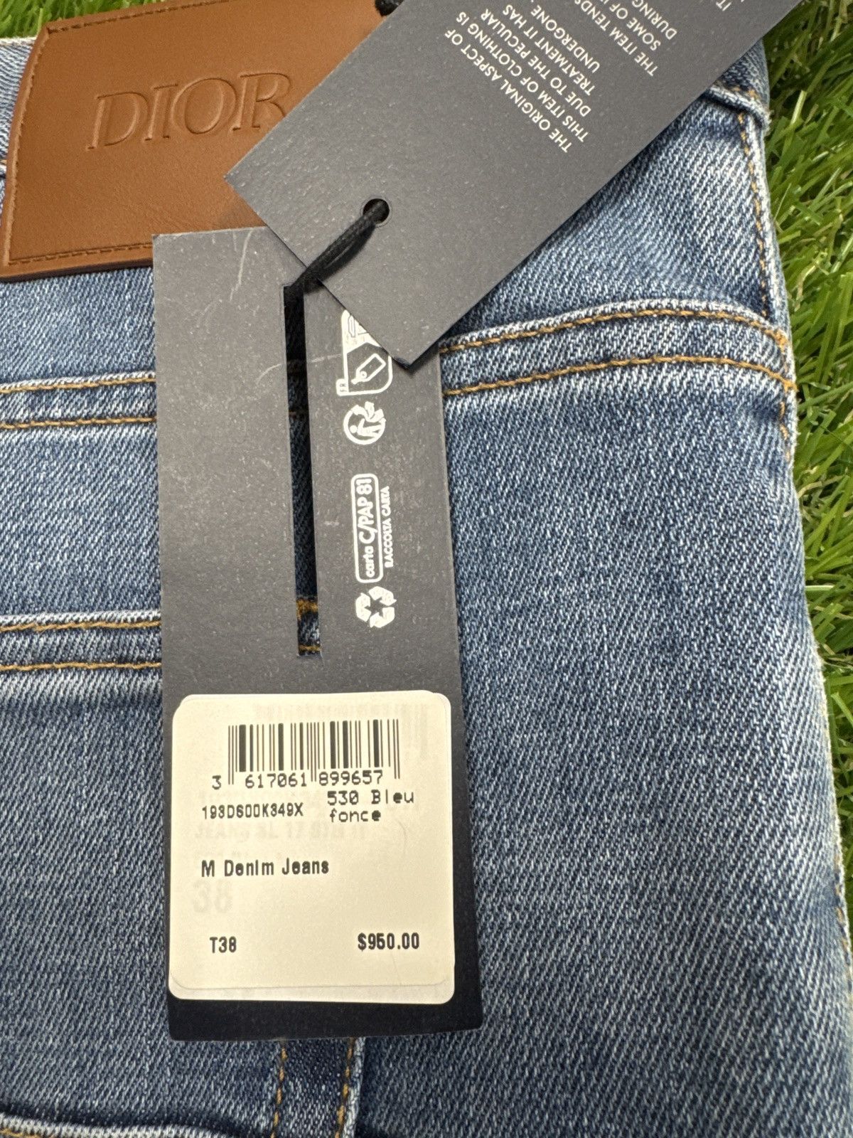 Dior DIOR REGULAR STRAIGHT LEG BLUE JEAN Size US 38 / EU 54 - 4 Thumbnail