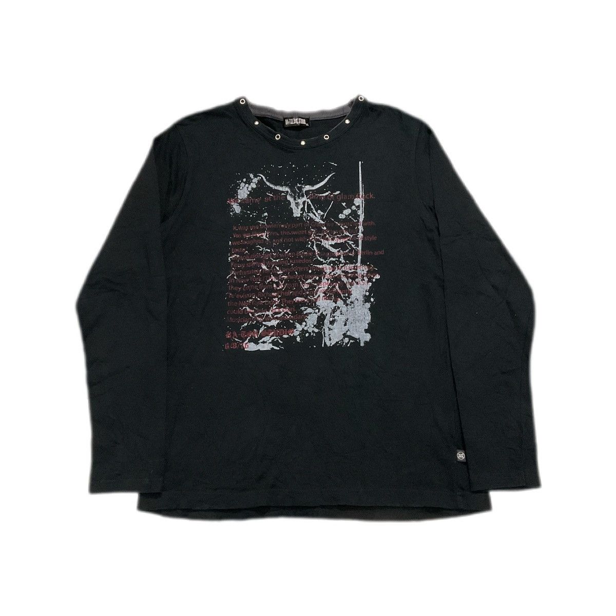 If Six Was Nine × Japanese Brand × Seditionaries 🔥 Y2K Batsu Studio Poem LS Shirt Gothic Punk Lgb Style Size US L / EU 52-54 / 3 - 2 Thumbnail