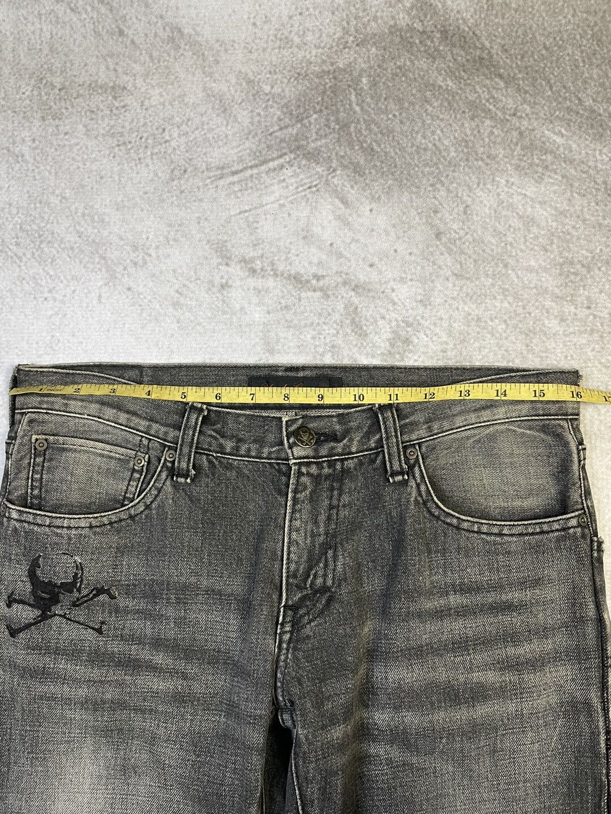 Undercover Undercover AW05 Skull Boro Denim Size US 31 - 14 Thumbnail