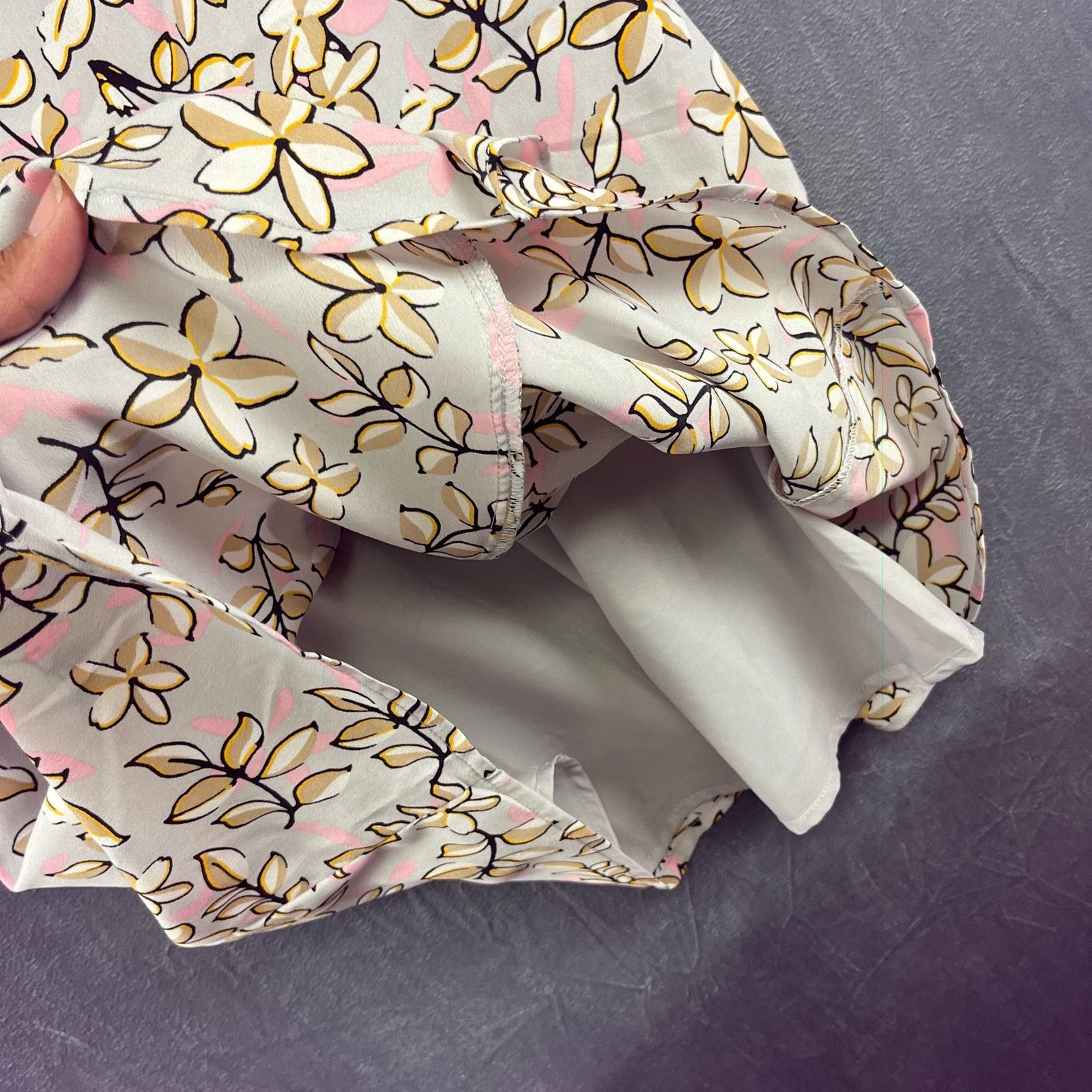 Banana Republic Banana Republic Petite 2P Dress Y2K Ruffle Abstract Floral Size XS / US 0-2 / IT 36-38 - 9 Thumbnail