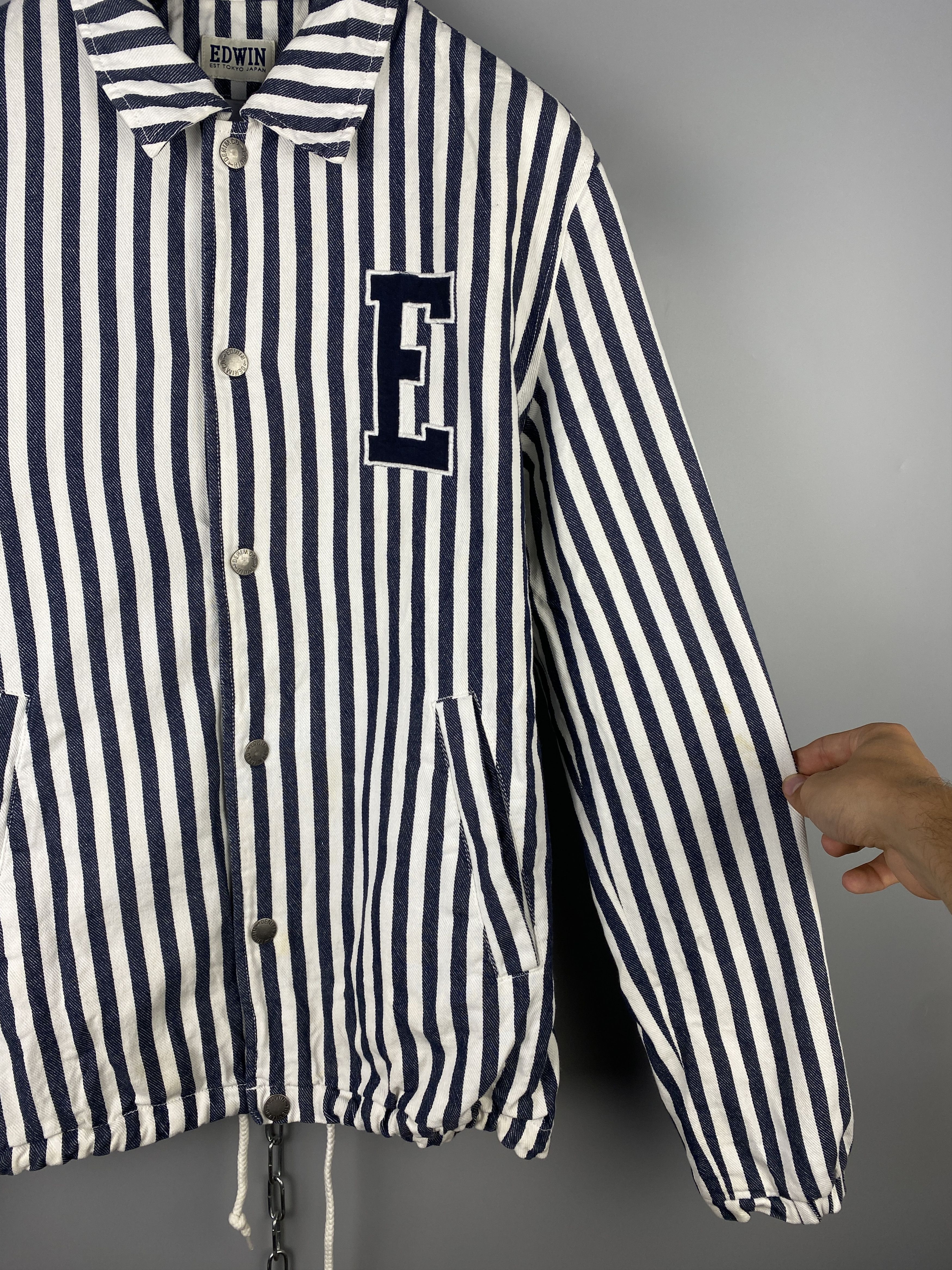 Edwin Edwin Japan Button Overshirt Bomber Jacket Size US L / EU 52-54 / 3 - 8 Thumbnail