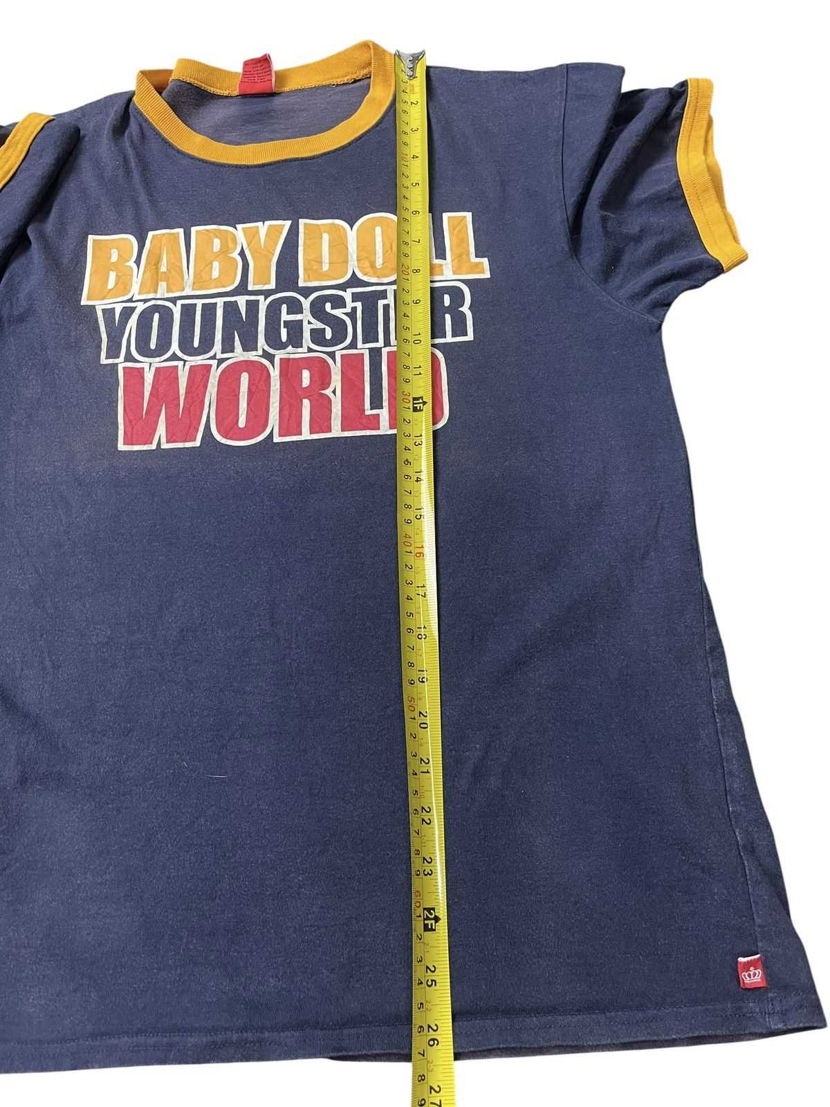 Japanese Brand Baby Doll Youngster World Ringer Tshirt Streetwear Size US M / EU 48-50 / 2 - 9 Thumbnail